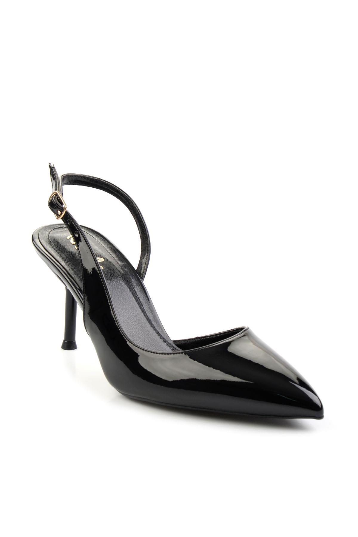 Siyah  Kadın Klasik Topuklu Ayakkabı K01209075008