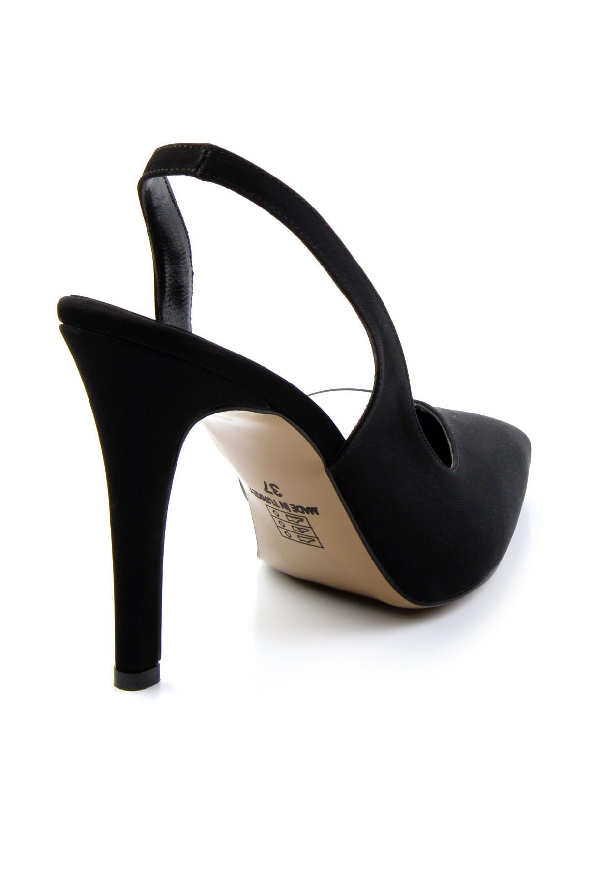 Siyah  Kadın Klasik Topuklu Ayakkabı K01231482204