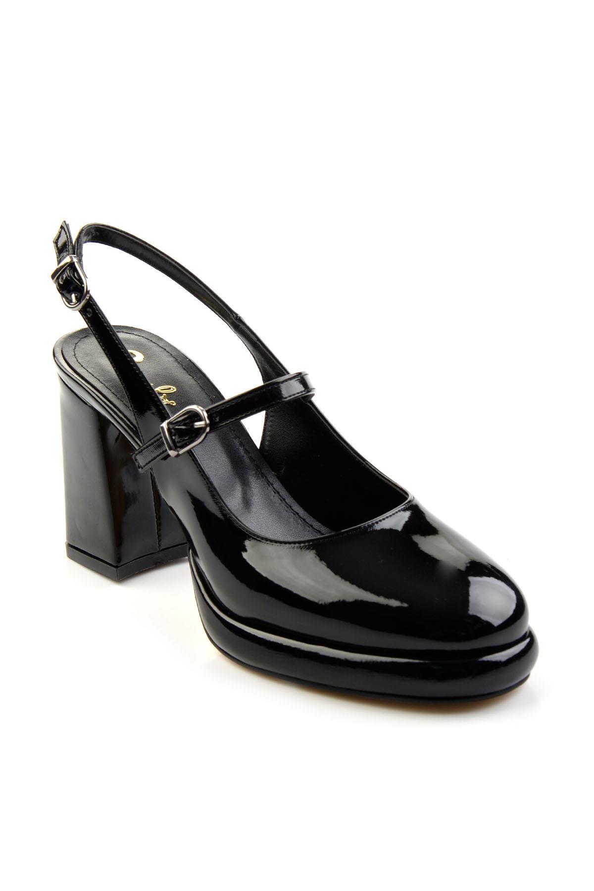 Siyah  Kadın Klasik Topuklu Ayakkabı K01231443808