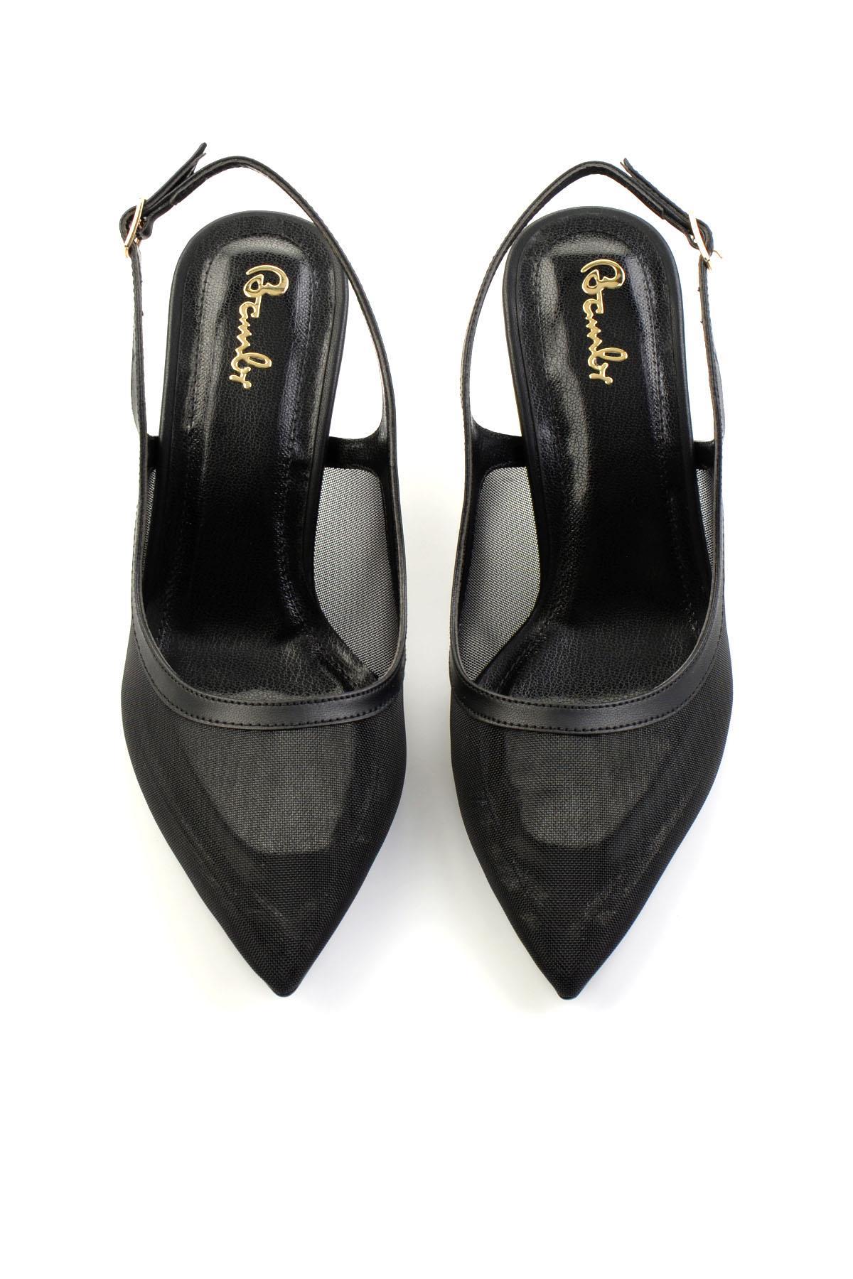 Siyah  Kadın Klasik Topuklu Ayakkabı K01209078022