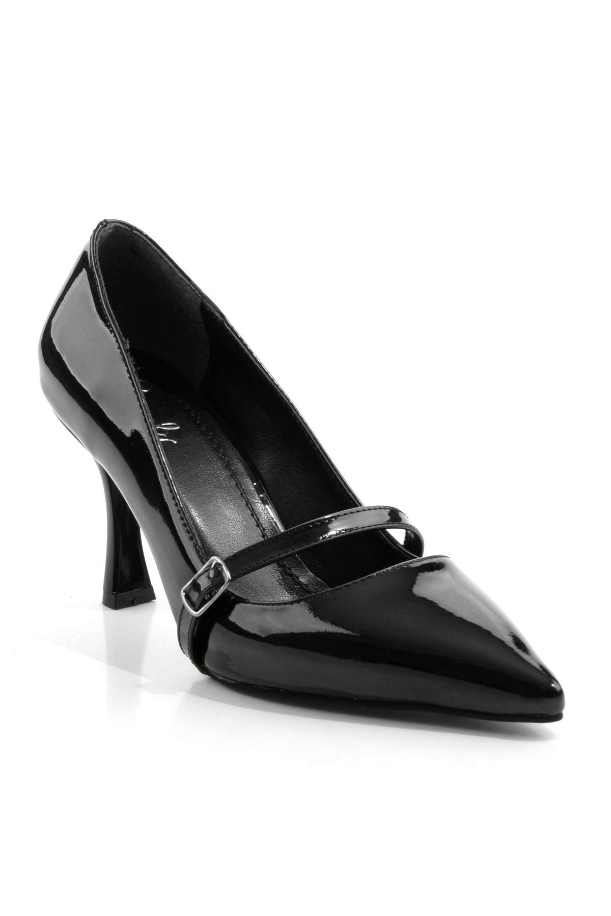Siyah  Kadın Klasik Topuklu Ayakkabı K01823060598