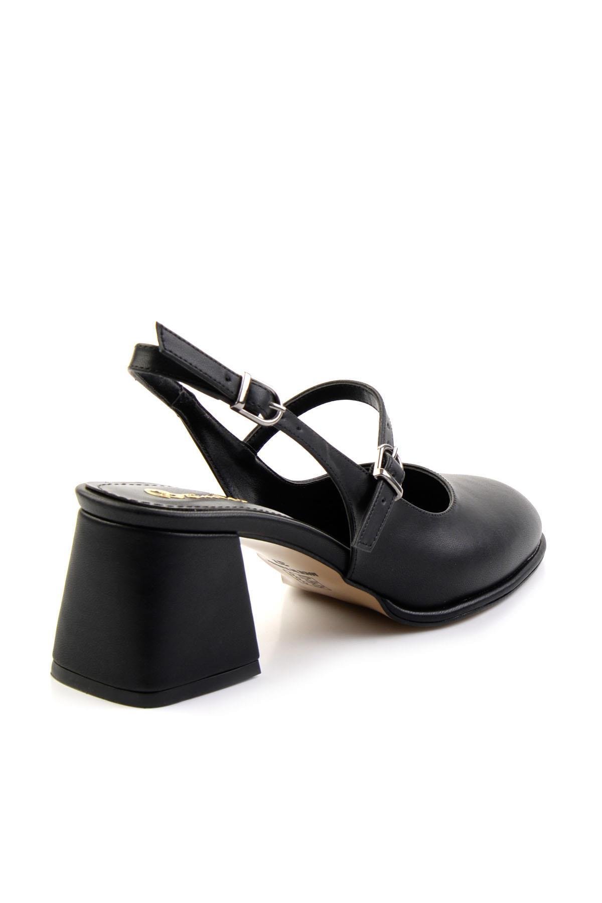 Siyah  Kadın Klasik Topuklu Ayakkabı K01231443209