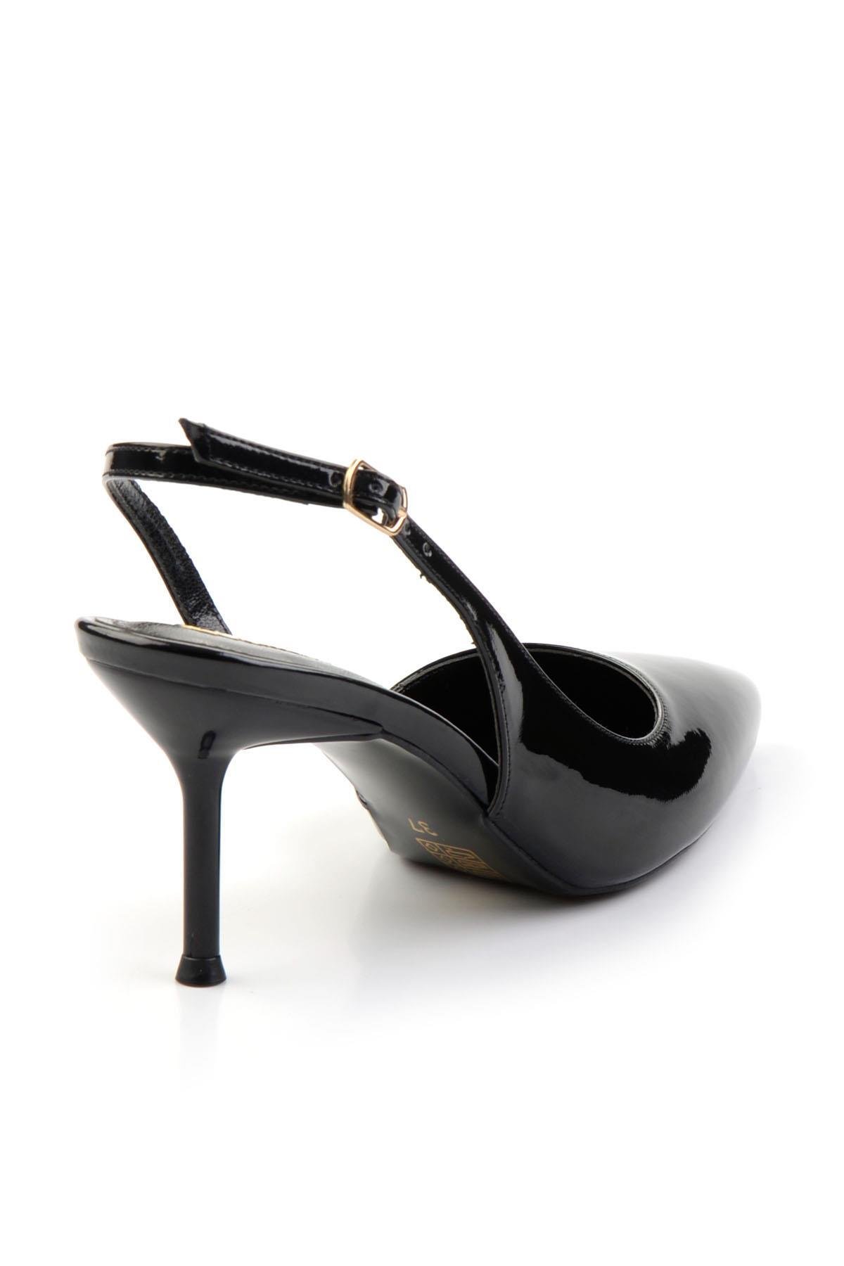 Siyah  Kadın Klasik Topuklu Ayakkabı K01209075008