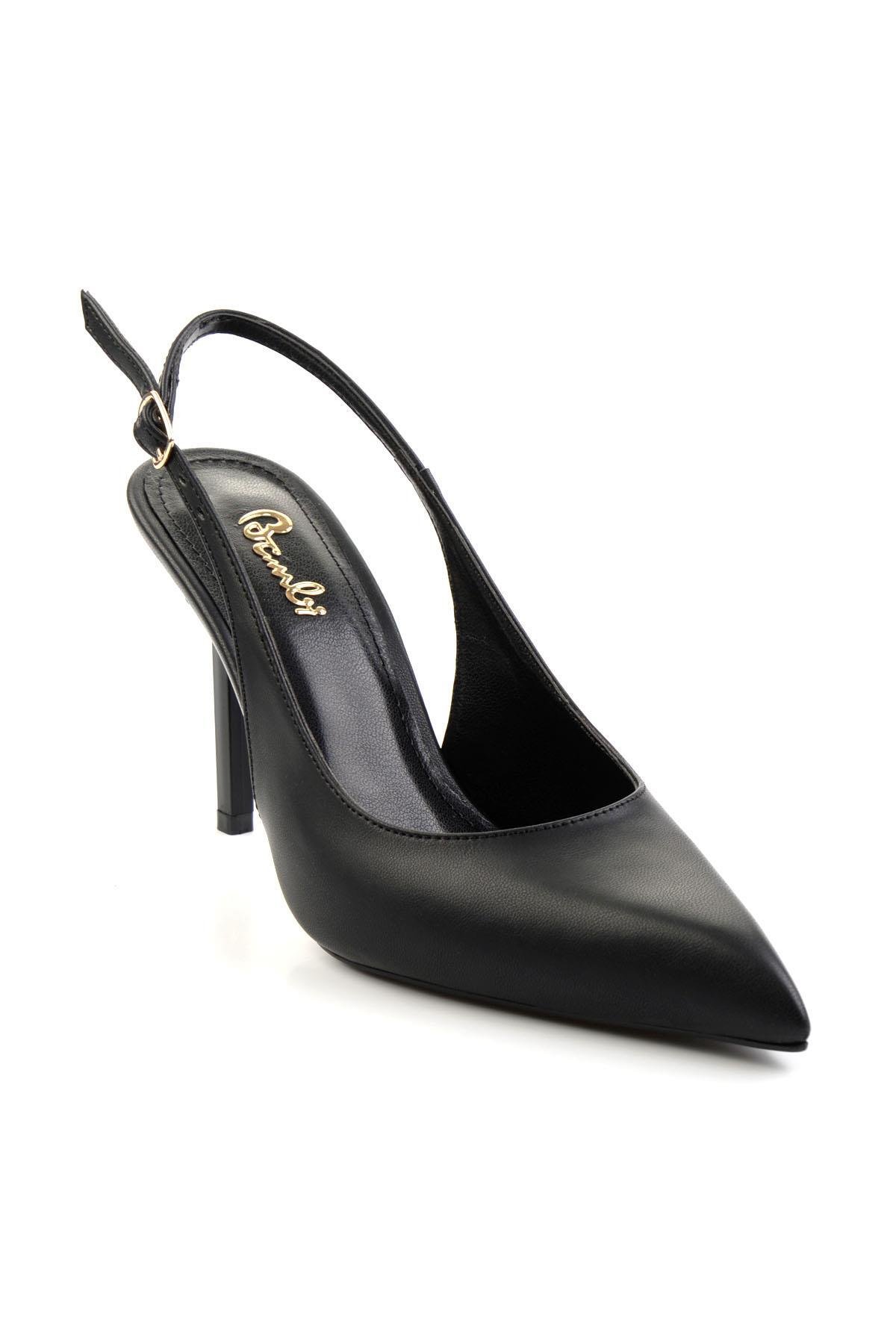 Siyah  Kadın Klasik Topuklu Ayakkabı K01209510009
