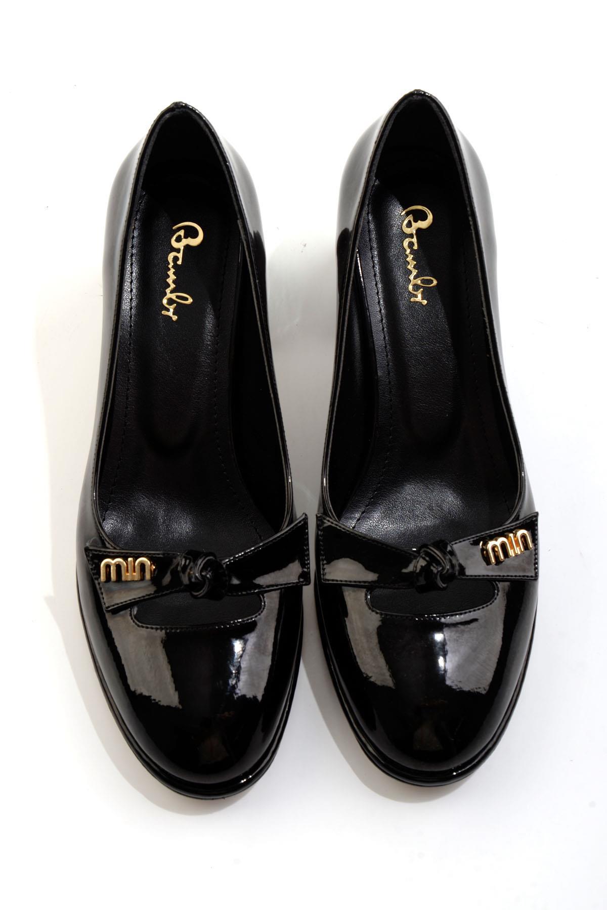 Siyah  Kadın Klasik Topuklu Ayakkabı K01231467598