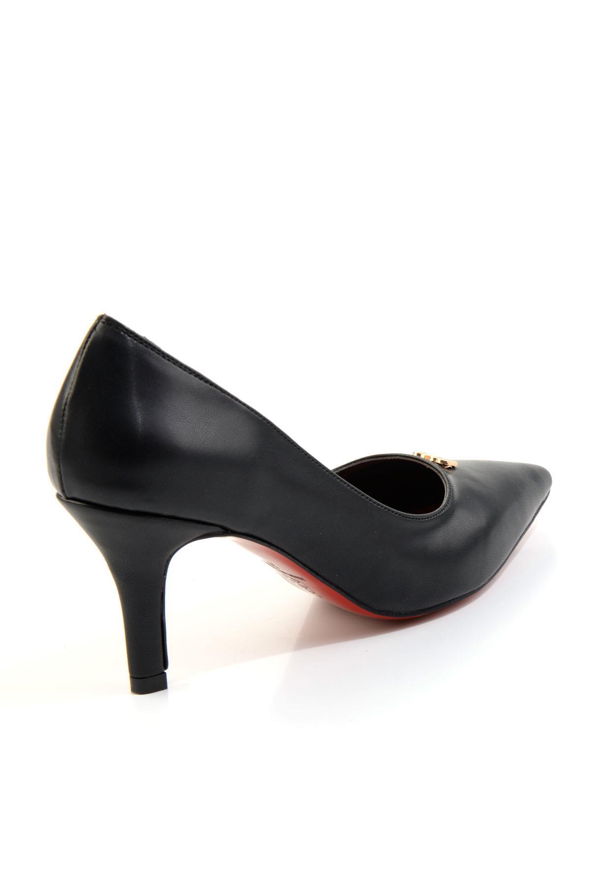 Siyah  Kadın Klasik Topuklu Ayakkabı K01231461709