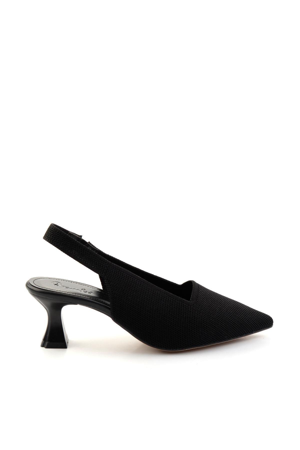 Siyah  Kadın Klasik Topuklu Ayakkabı K01213211082