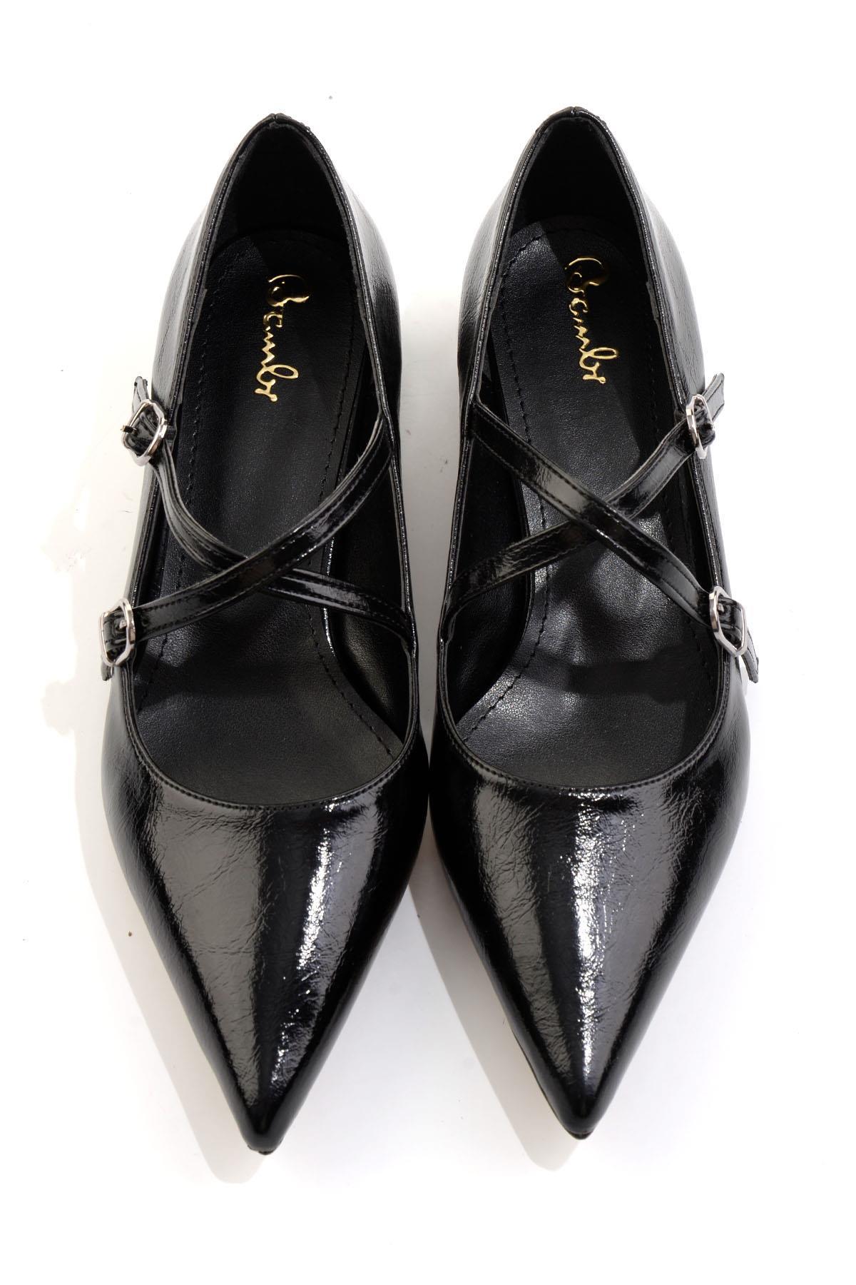 Siyah  Kadın Klasik Topuklu Ayakkabı K01231465712