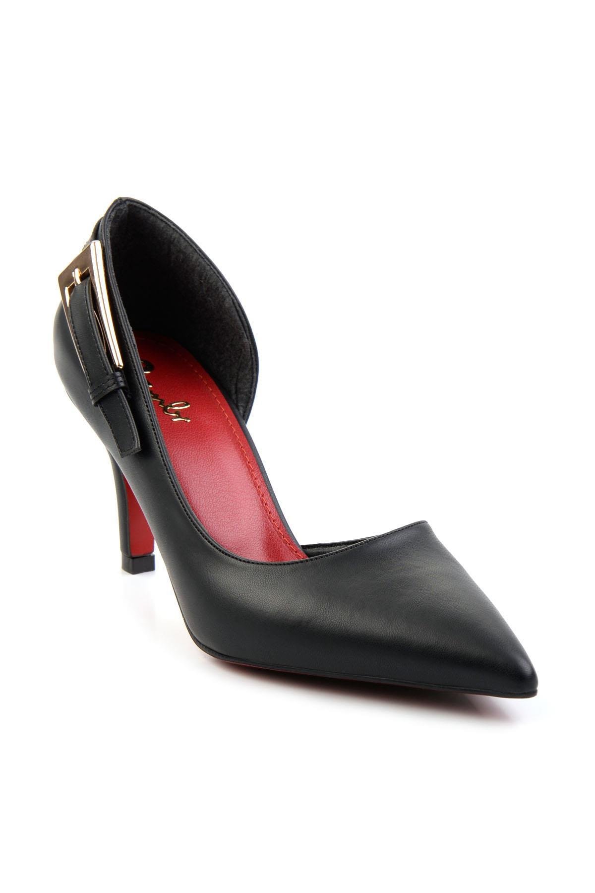 Siyah  Kadın Klasik Topuklu Ayakkabı K01231430209