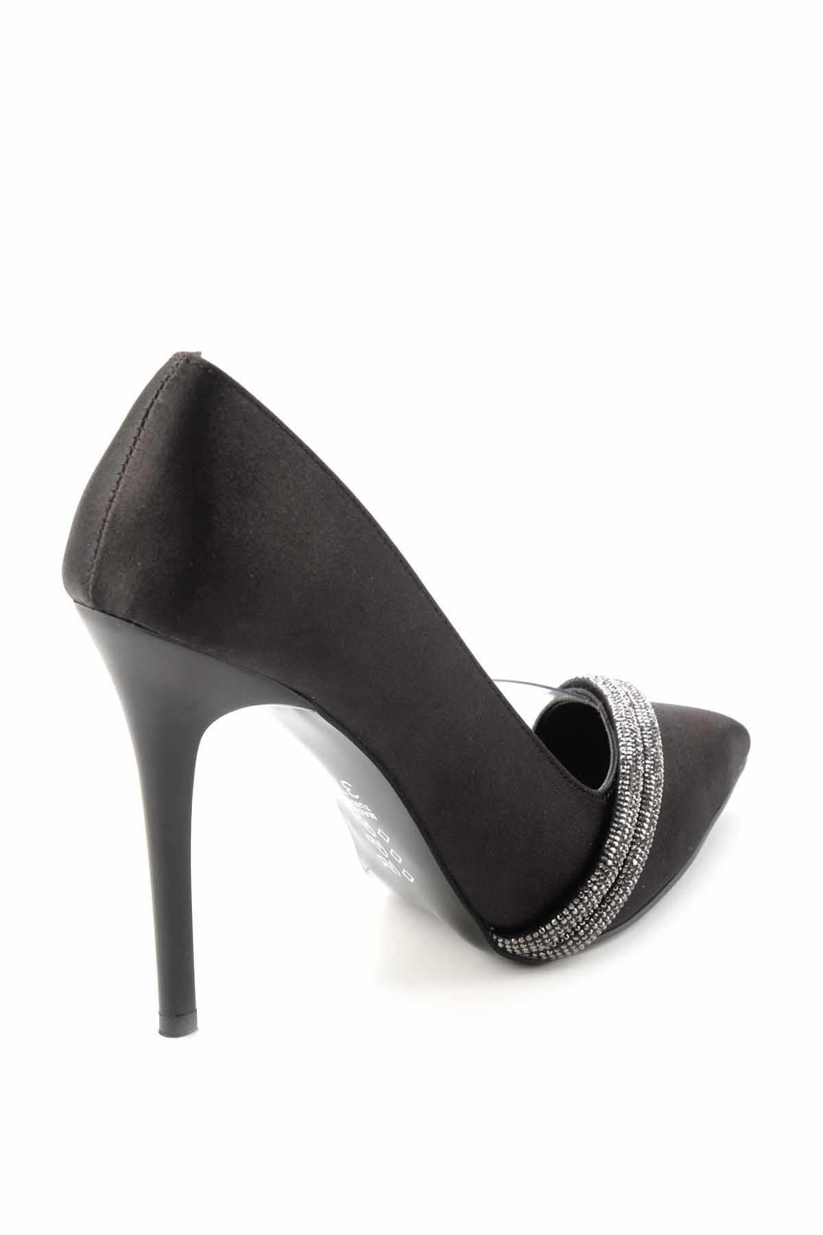 Siyah  Kadın Klasik Topuklu Ayakkabı K01596188138