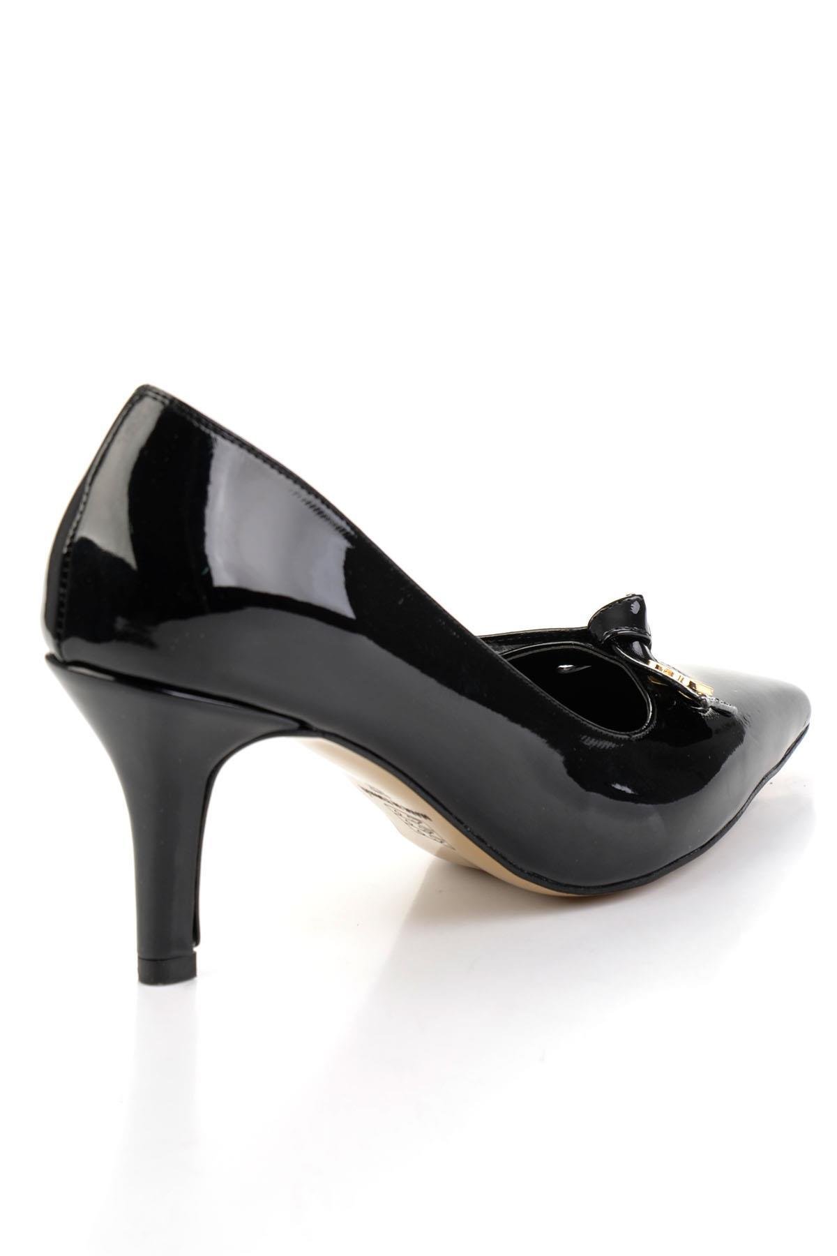 Siyah  Kadın Klasik Topuklu Ayakkabı K01231463798