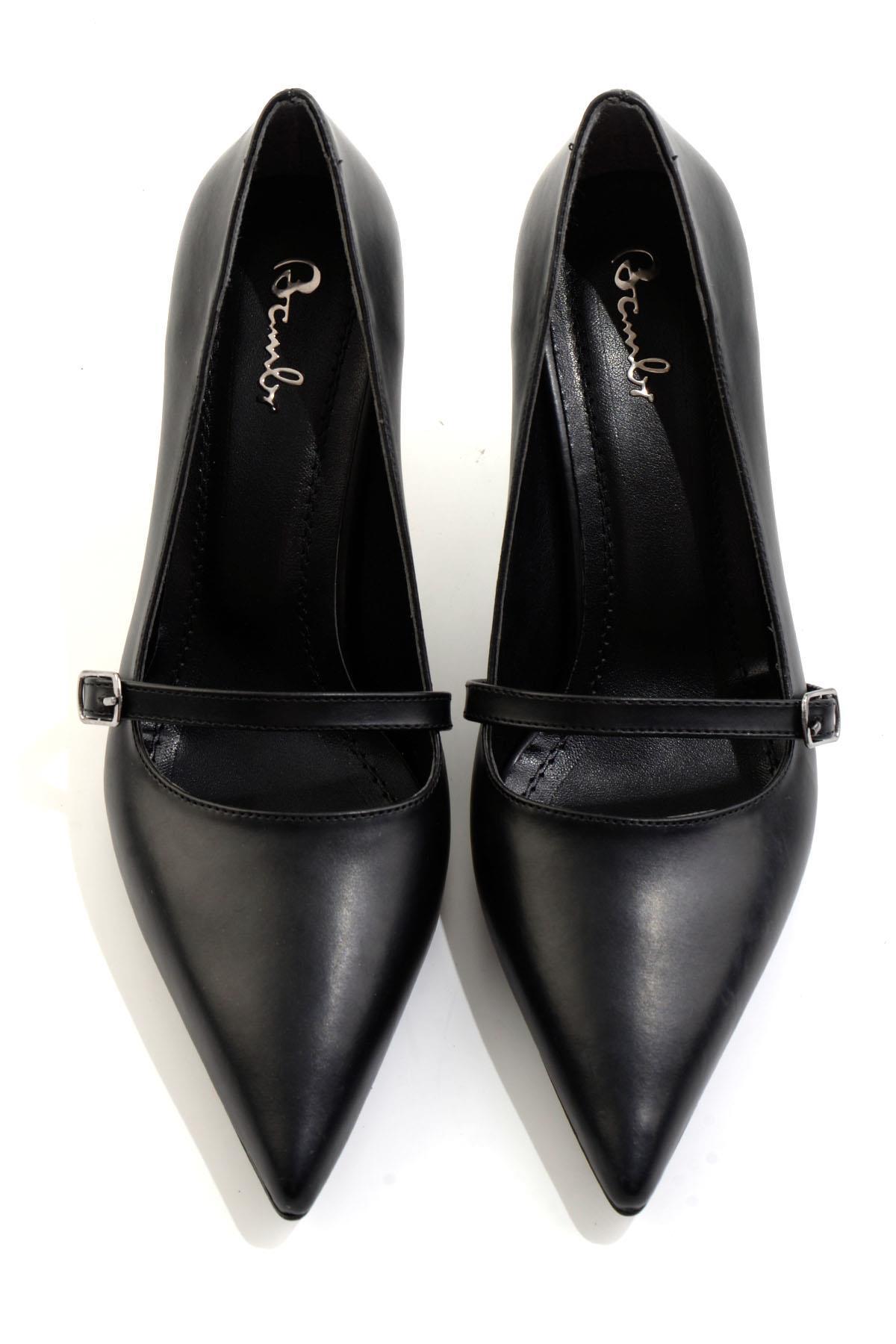 Siyah  Kadın Klasik Topuklu Ayakkabı K01823060609