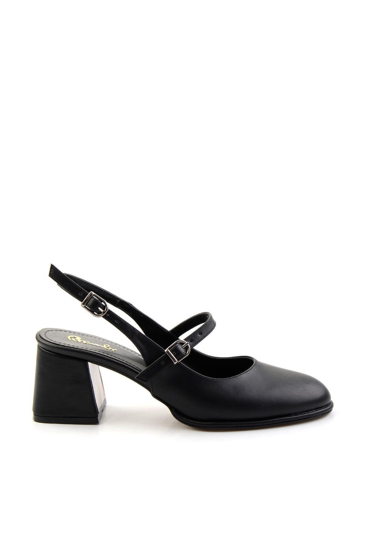Siyah  Kadın Klasik Topuklu Ayakkabı K01231443209