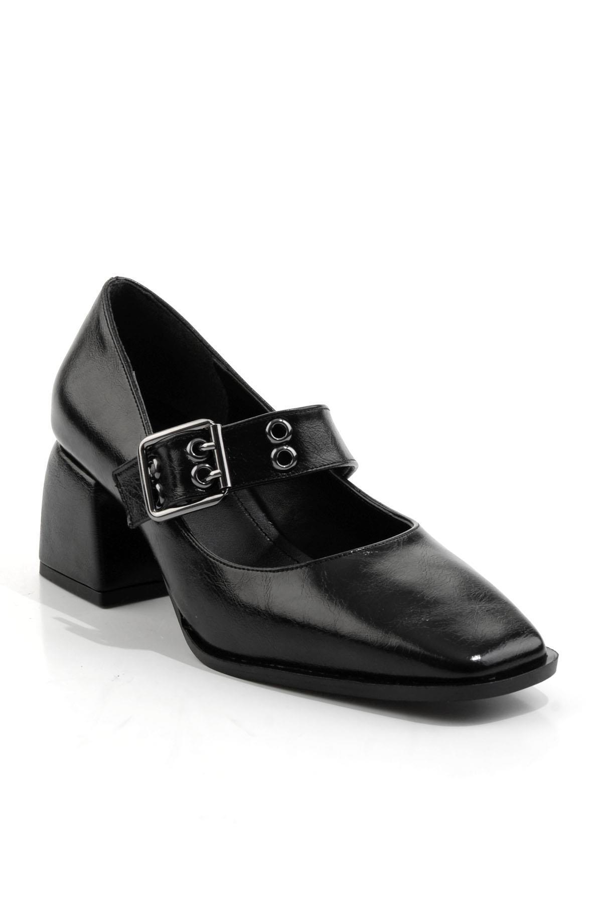 Siyah  Kadın Klasik Topuklu Ayakkabı K01565015442