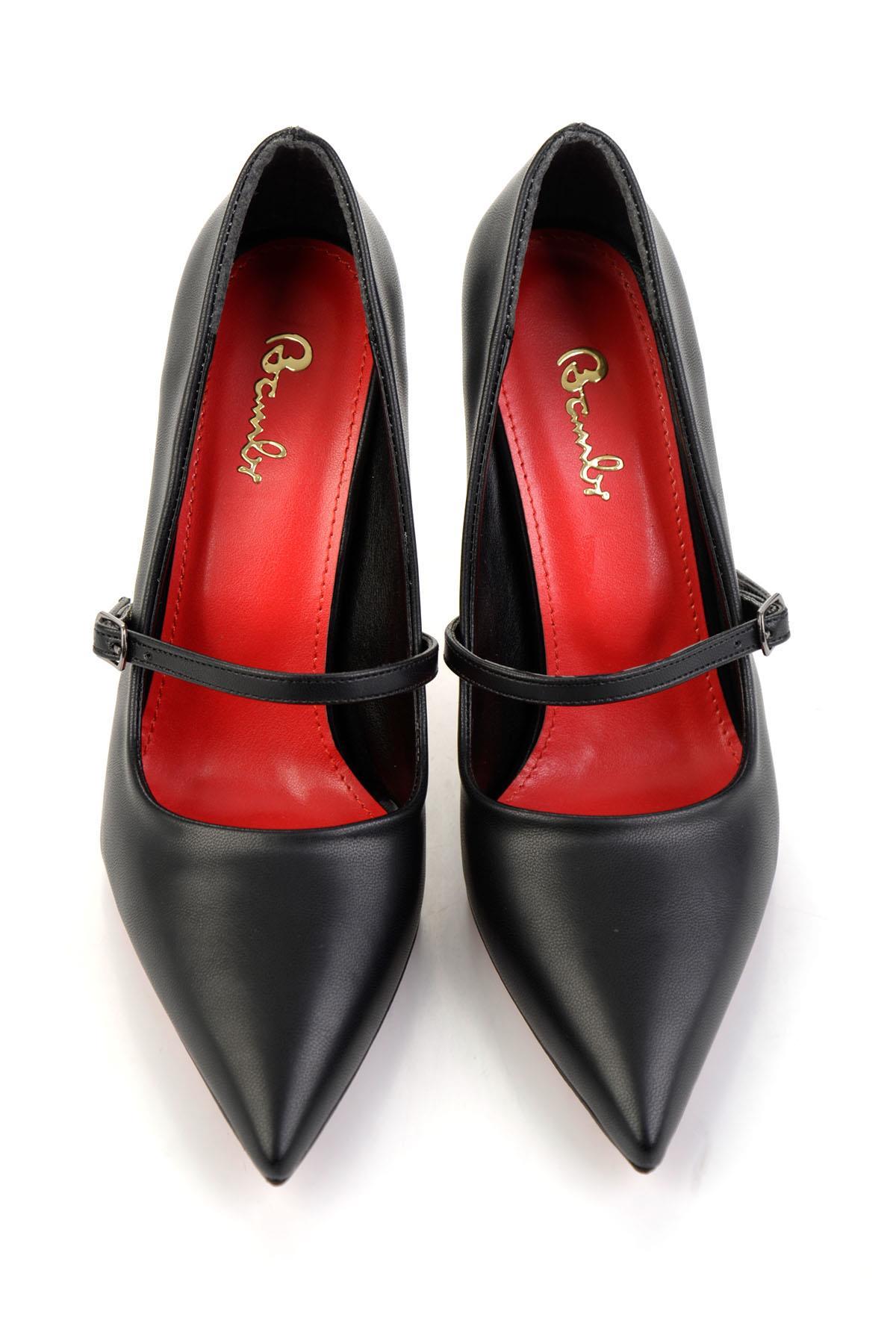 Siyah  Kadın Klasik Topuklu Ayakkabı K01231452009