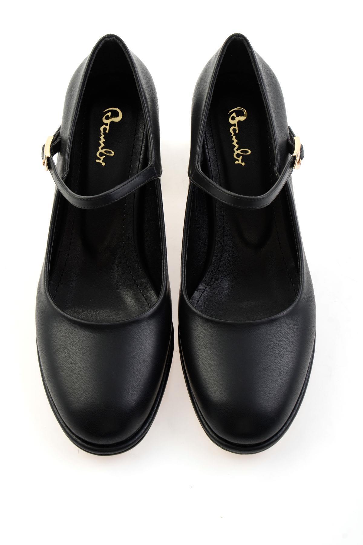 Siyah  Kadın Klasik Topuklu Ayakkabı K01231467209