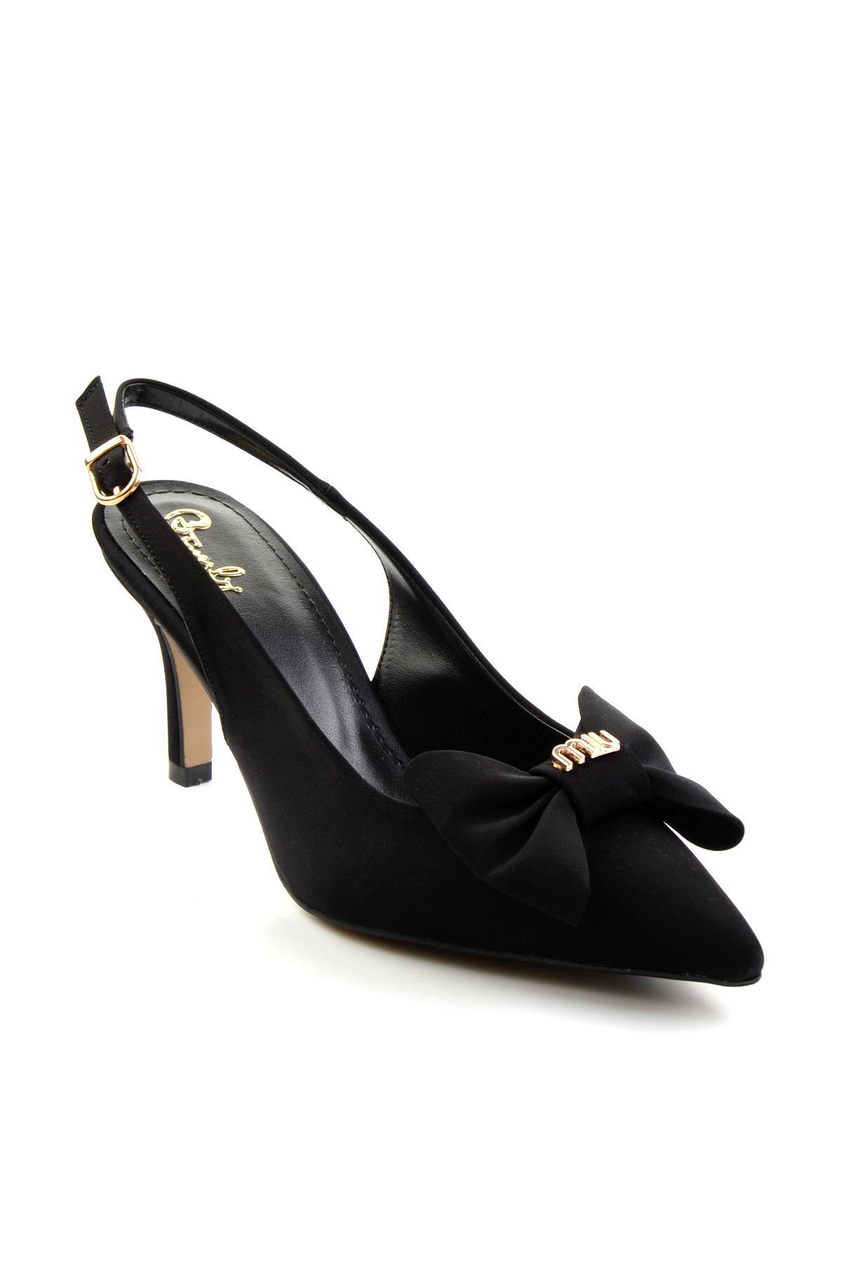 Siyah  Kadın Klasik Topuklu Ayakkabı K01231431204