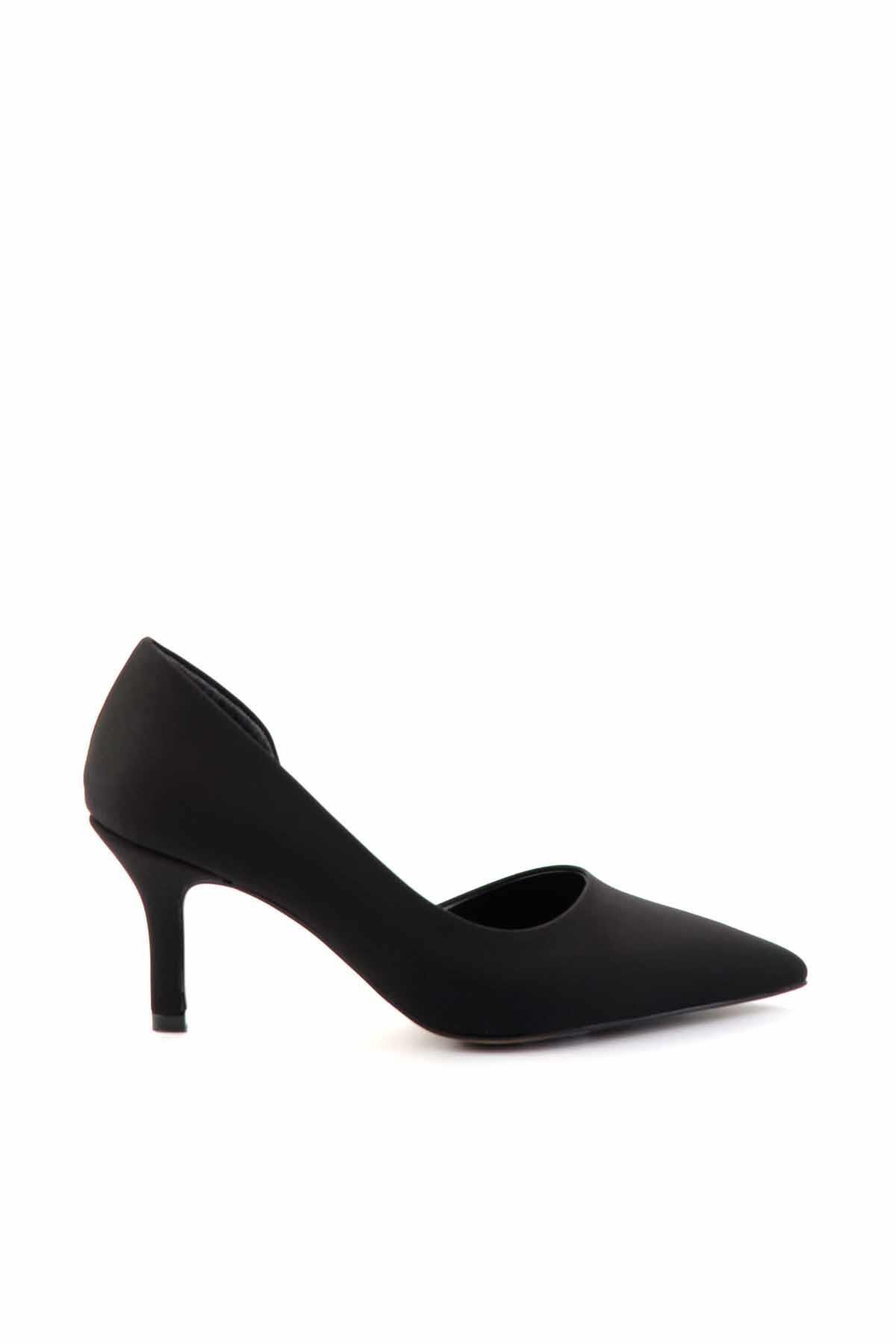 Siyah  Kadın Klasik Topuklu Ayakkabı K01231363904