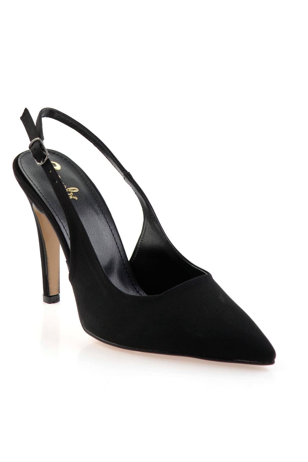 Siyah  Kadın Klasik Topuklu Ayakkabı K01231437804