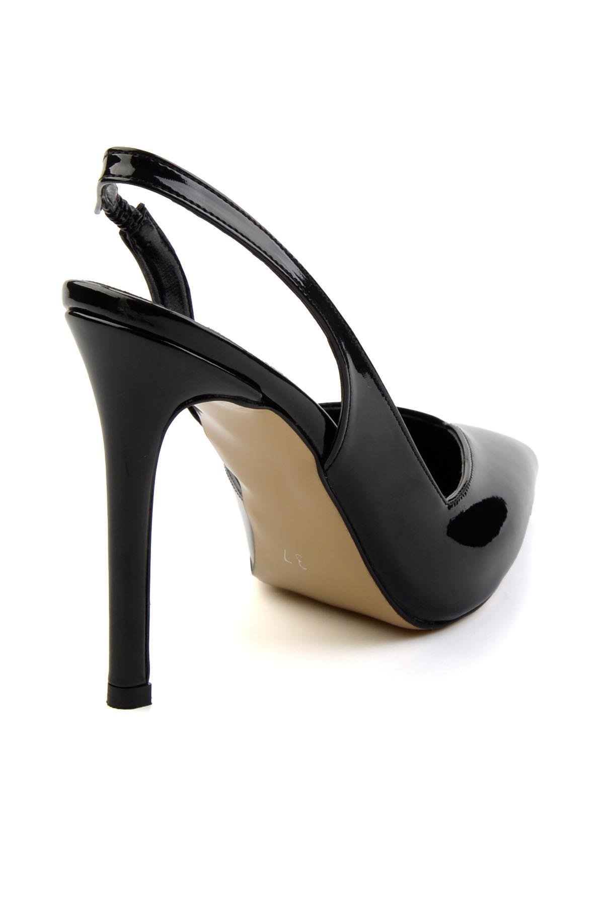 Siyah  Kadın Klasik Topuklu Ayakkabı K01667002298