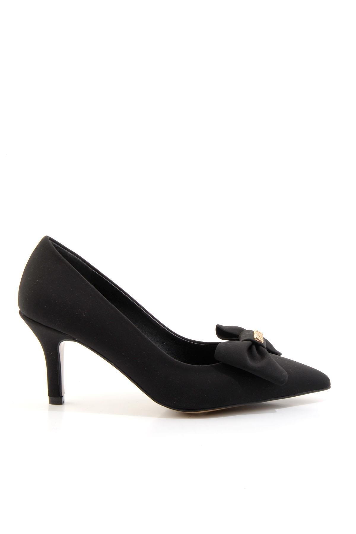 Siyah  Kadın Klasik Topuklu Ayakkabı K01231080504