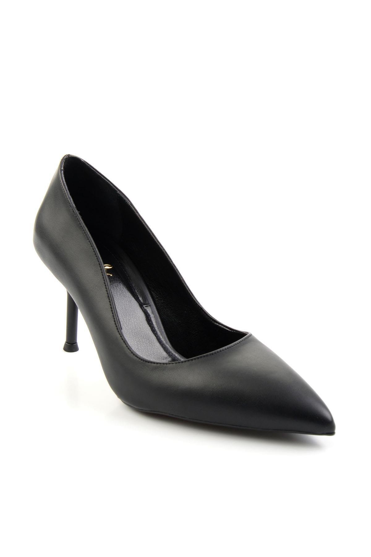Siyah  Kadın Klasik Topuklu Ayakkabı K01209075209
