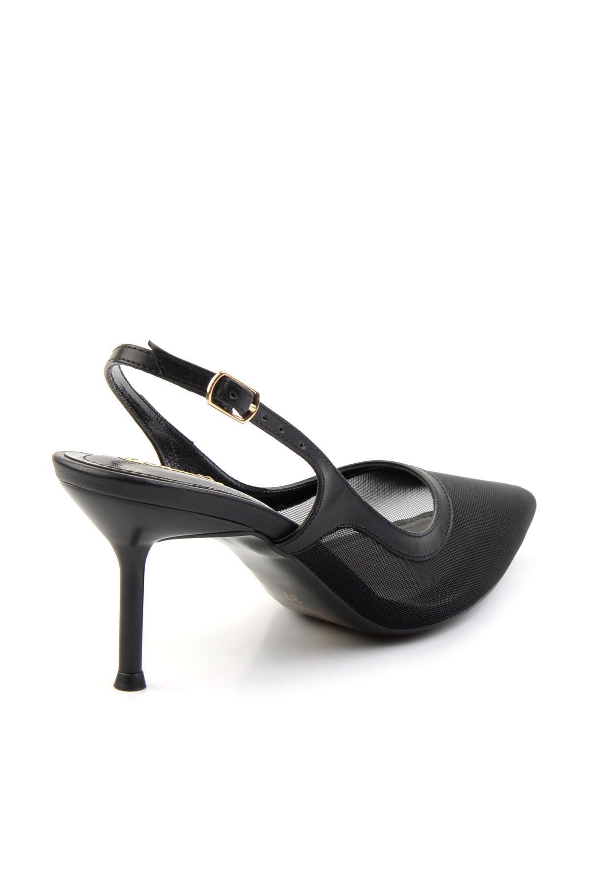 Siyah  Kadın Klasik Topuklu Ayakkabı K01209078022