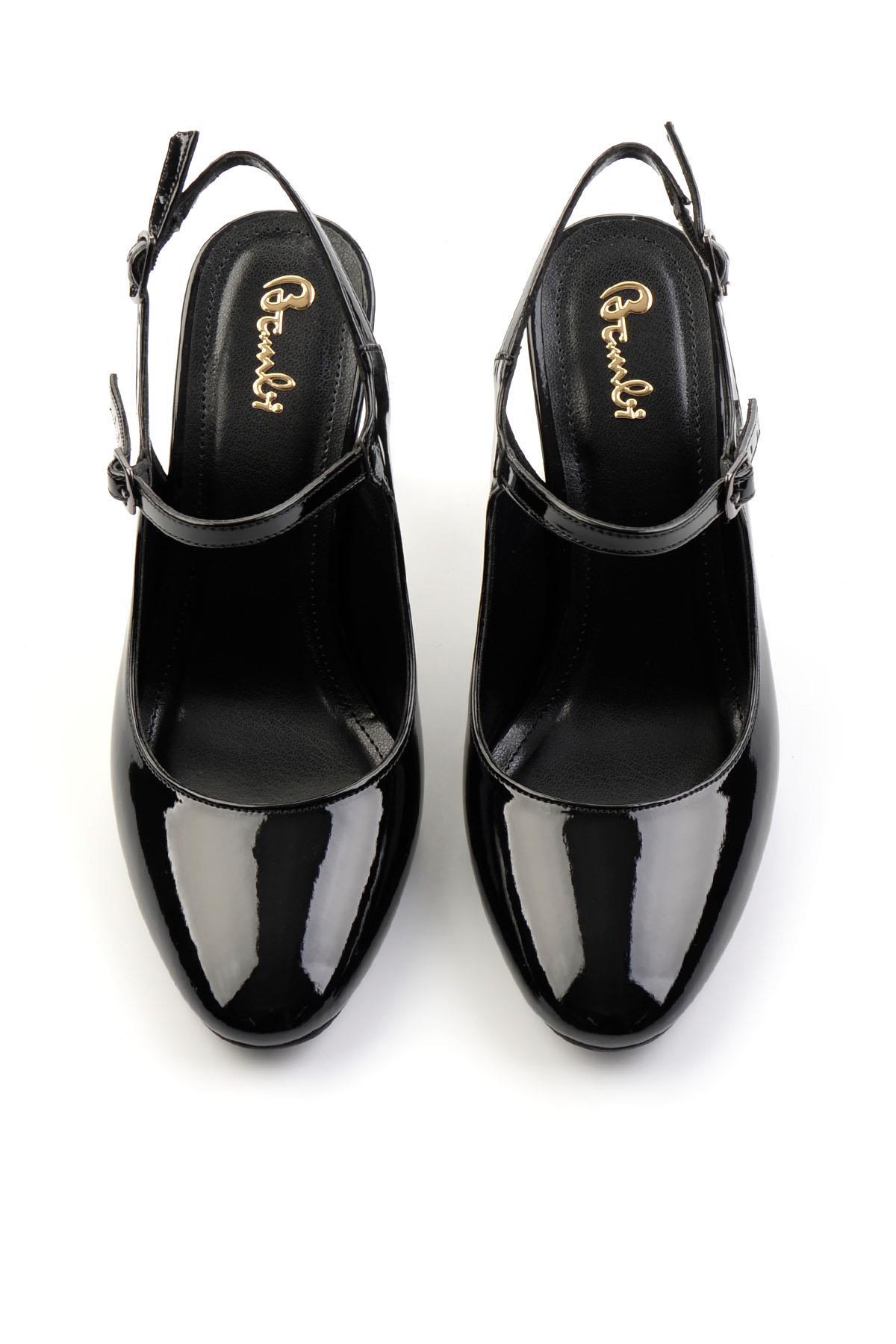 Siyah  Kadın Klasik Topuklu Ayakkabı K01209400008