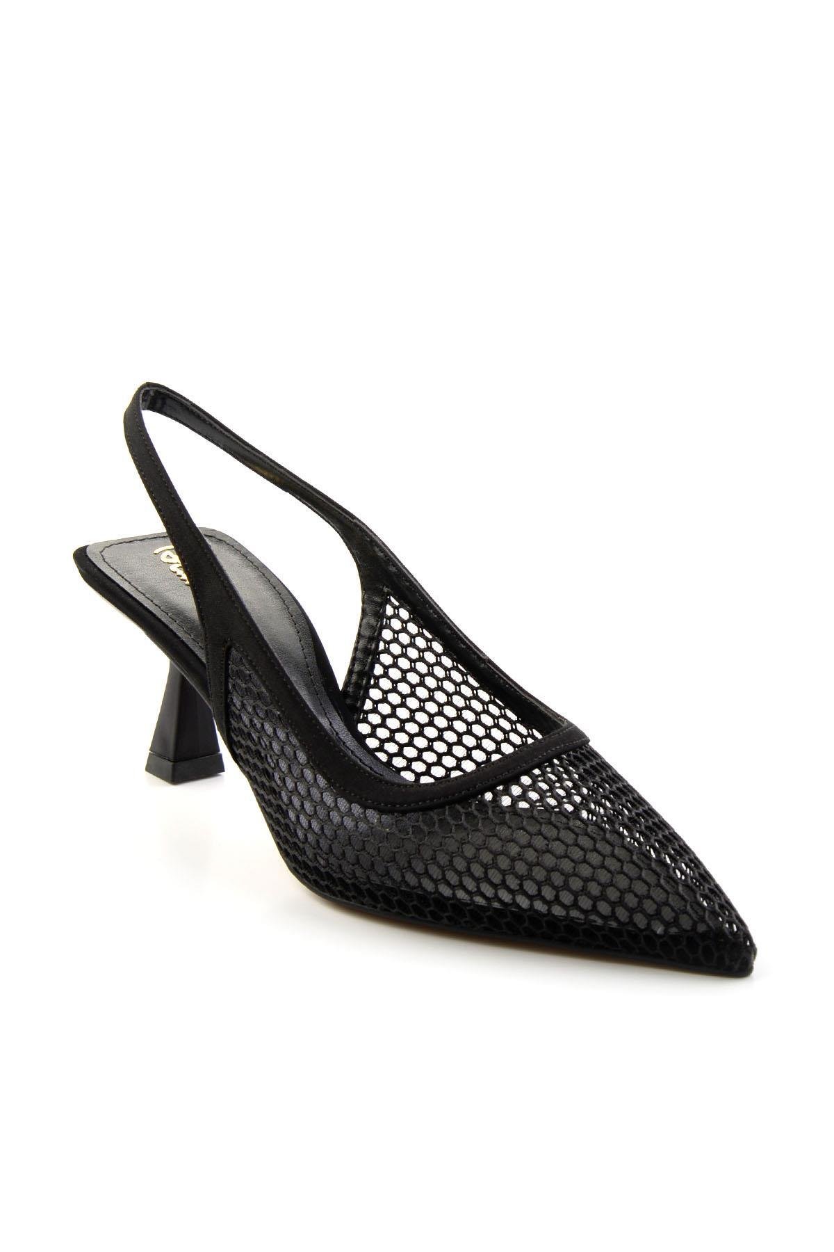 Siyah  Kadın Klasik Topuklu Ayakkabı K01231481522