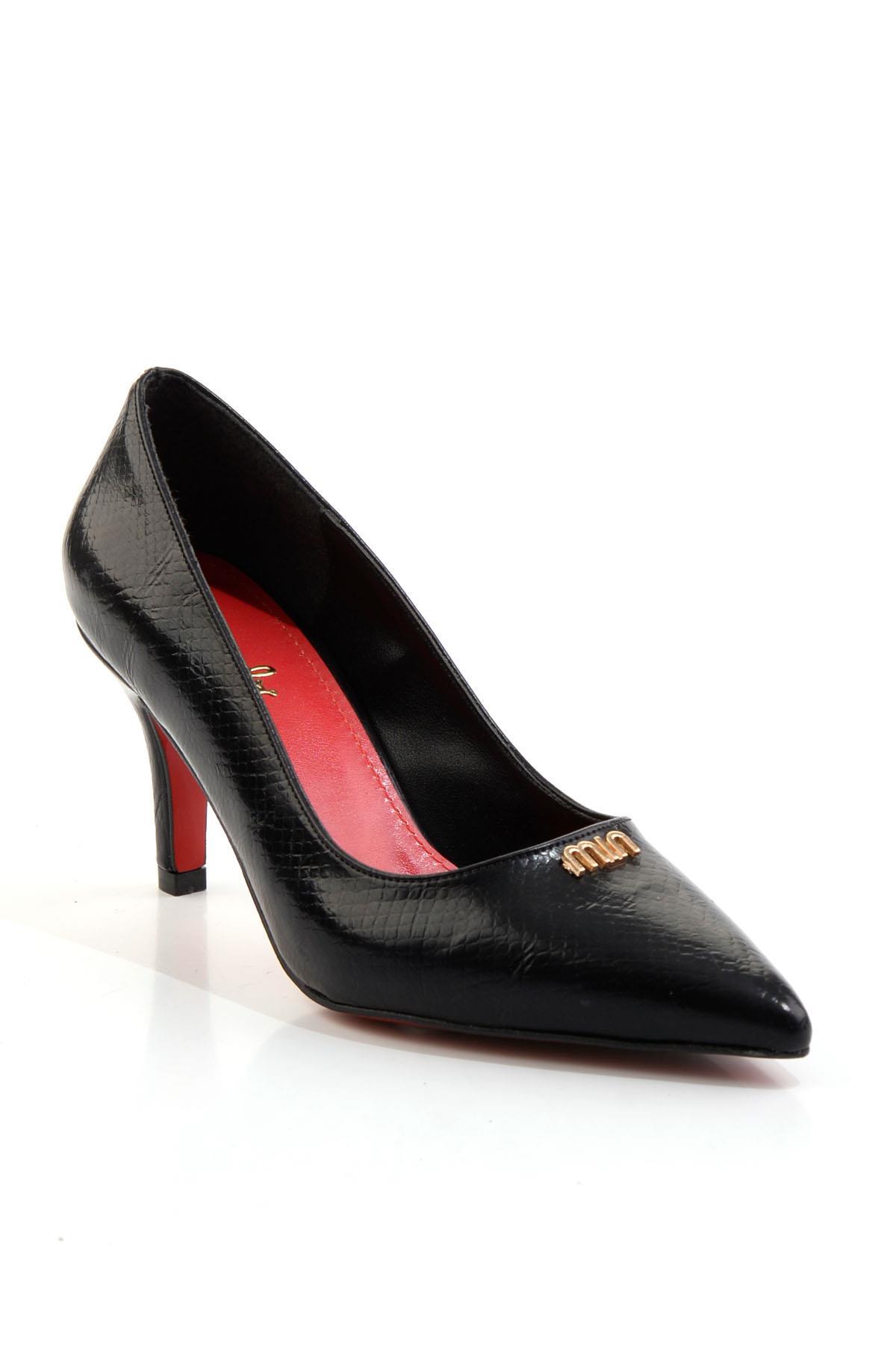 Siyah  Kadın Klasik Topuklu Ayakkabı K01231461707