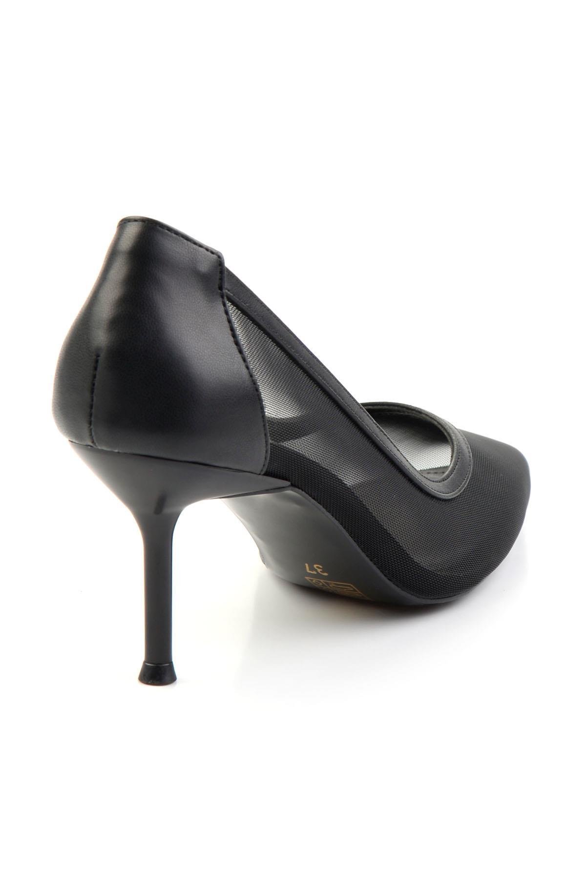 Siyah  Kadın Klasik Topuklu Ayakkabı K01209020022