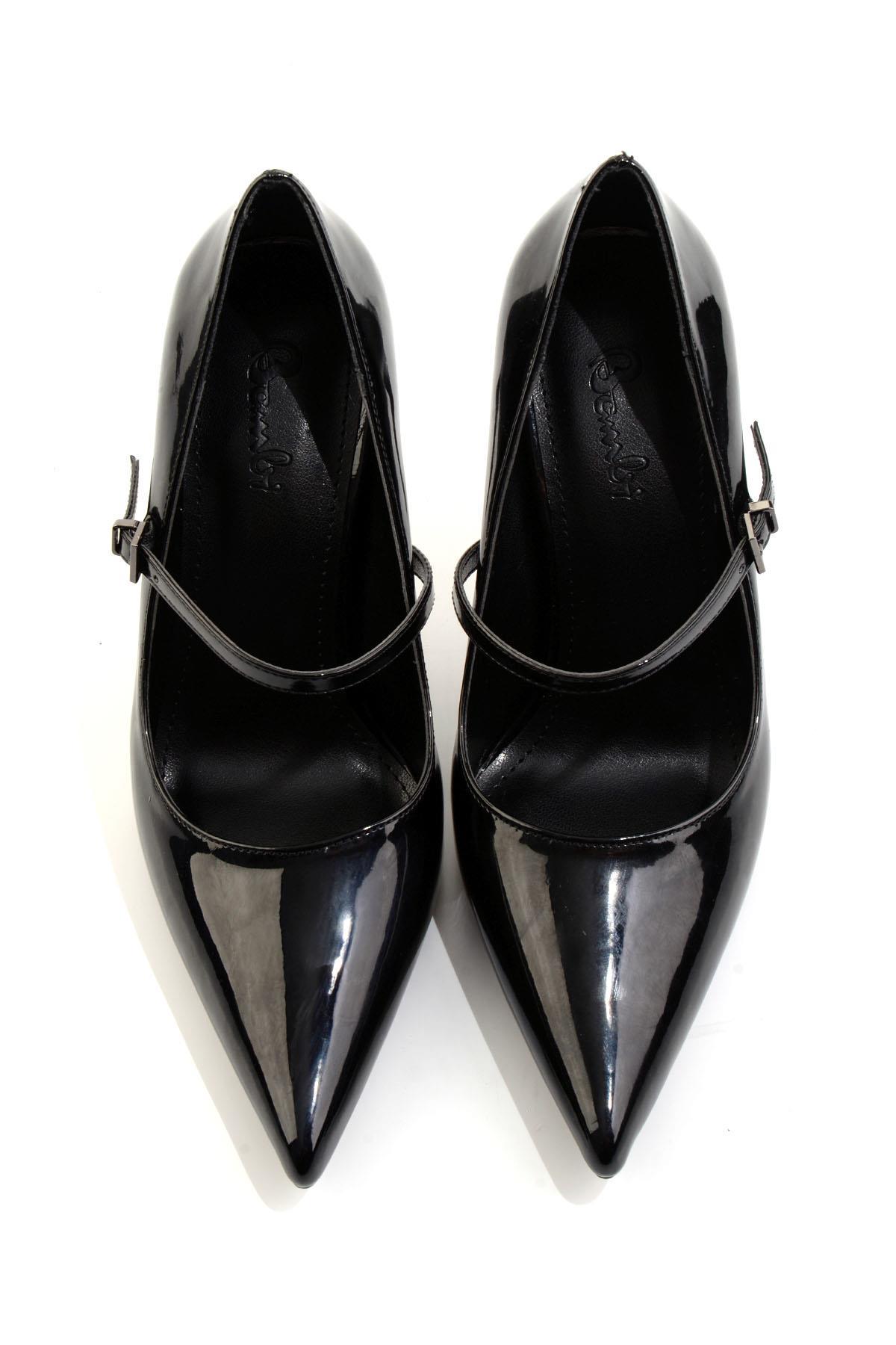 Siyah  Kadın Klasik Topuklu Ayakkabı K01565016298