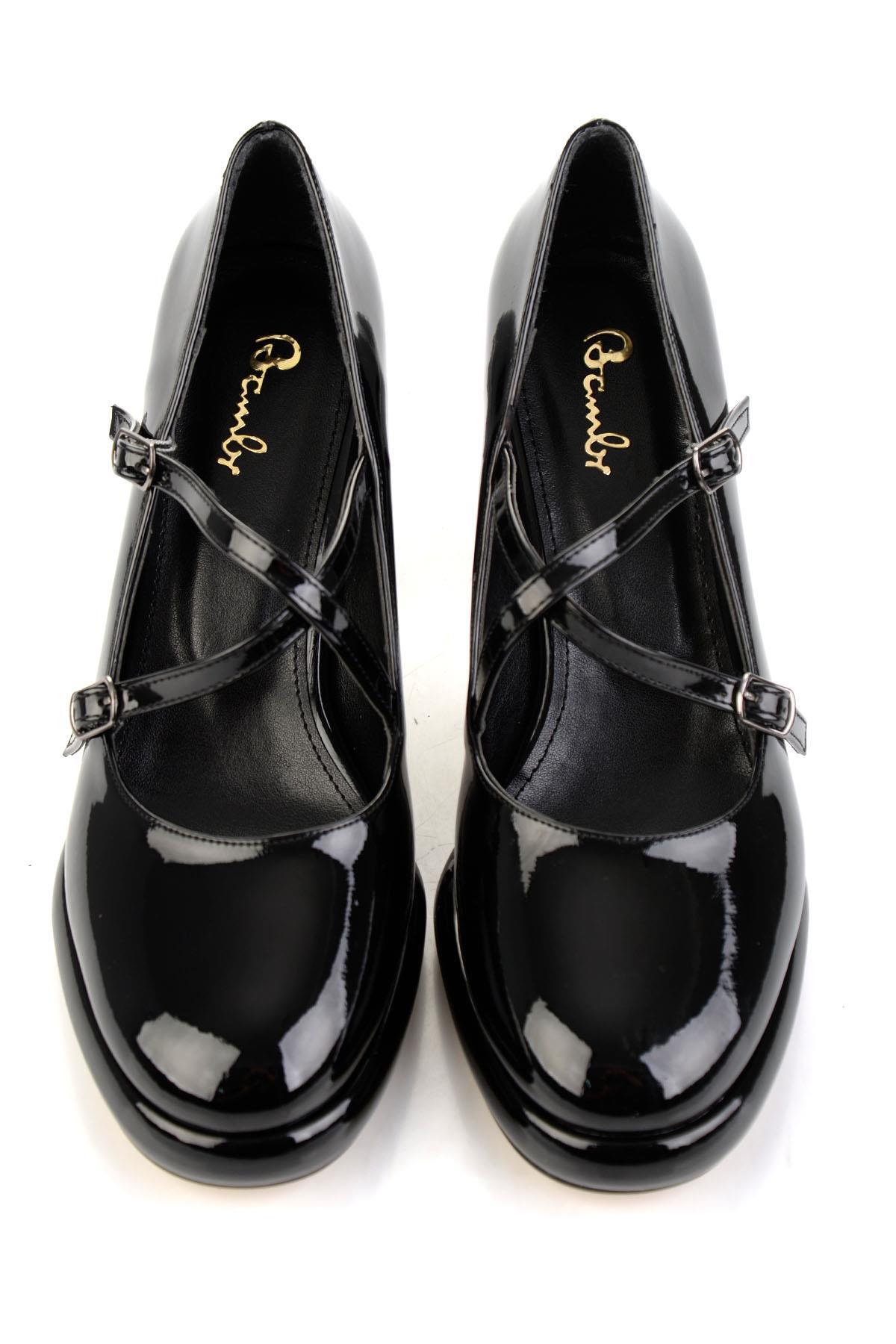 Siyah  Kadın Klasik Topuklu Ayakkabı K01231455698