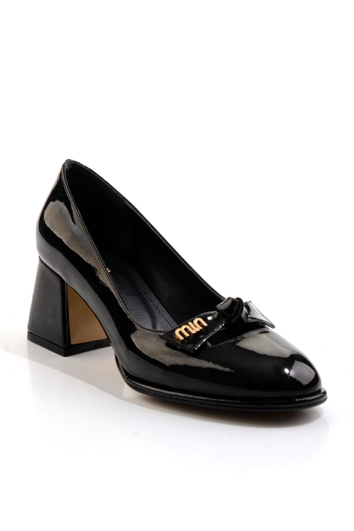 Siyah  Kadın Klasik Topuklu Ayakkabı K01231467598
