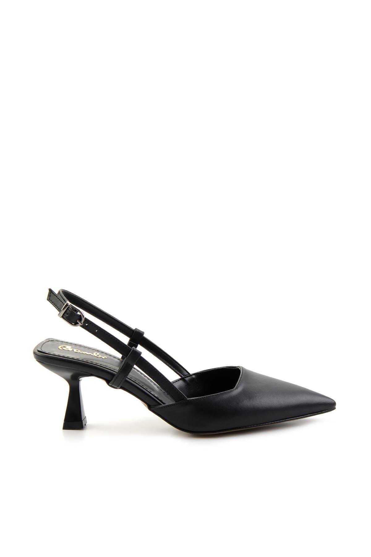 Siyah  Kadın Klasik Topuklu Ayakkabı K01231434309