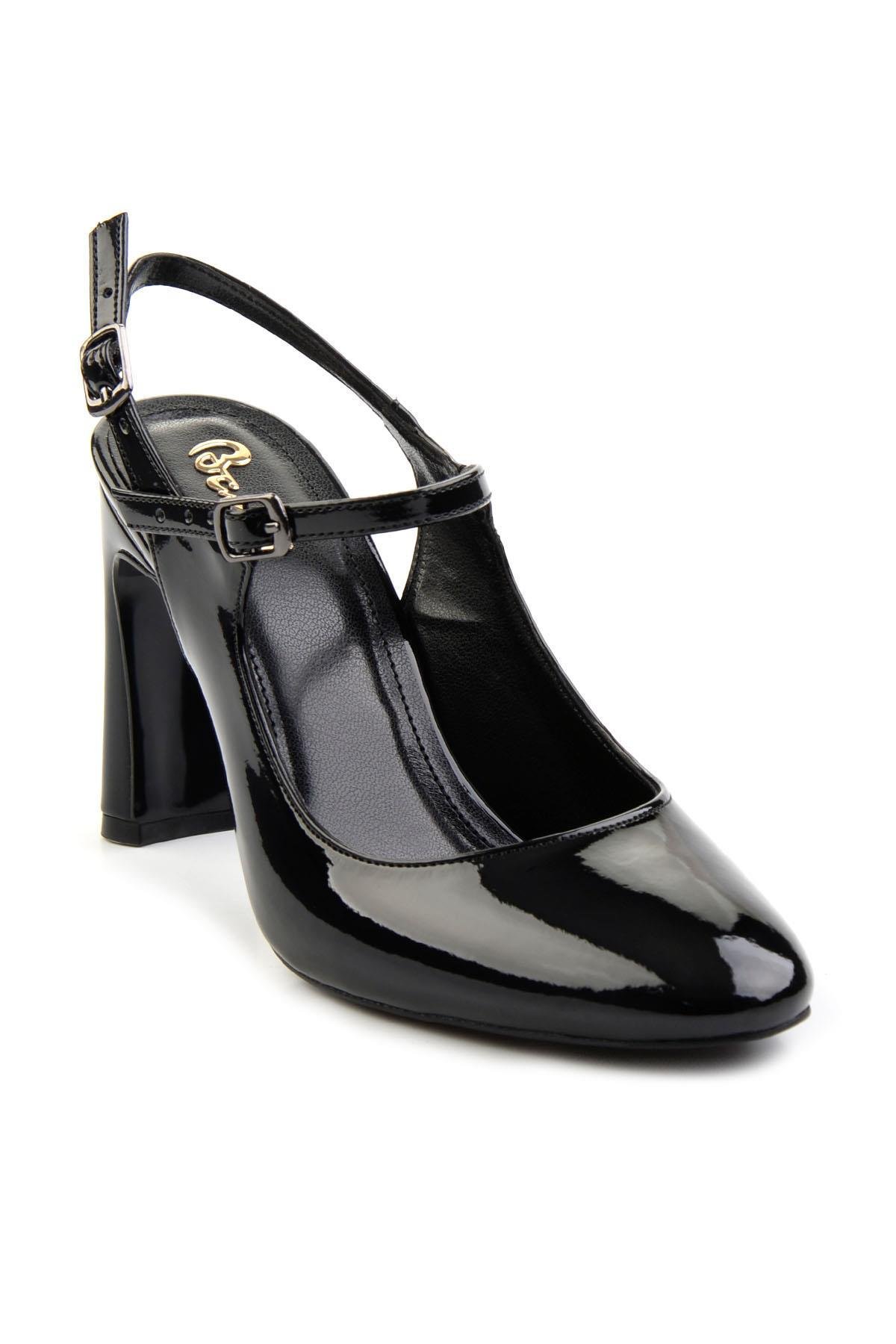 Siyah  Kadın Klasik Topuklu Ayakkabı K01209400008