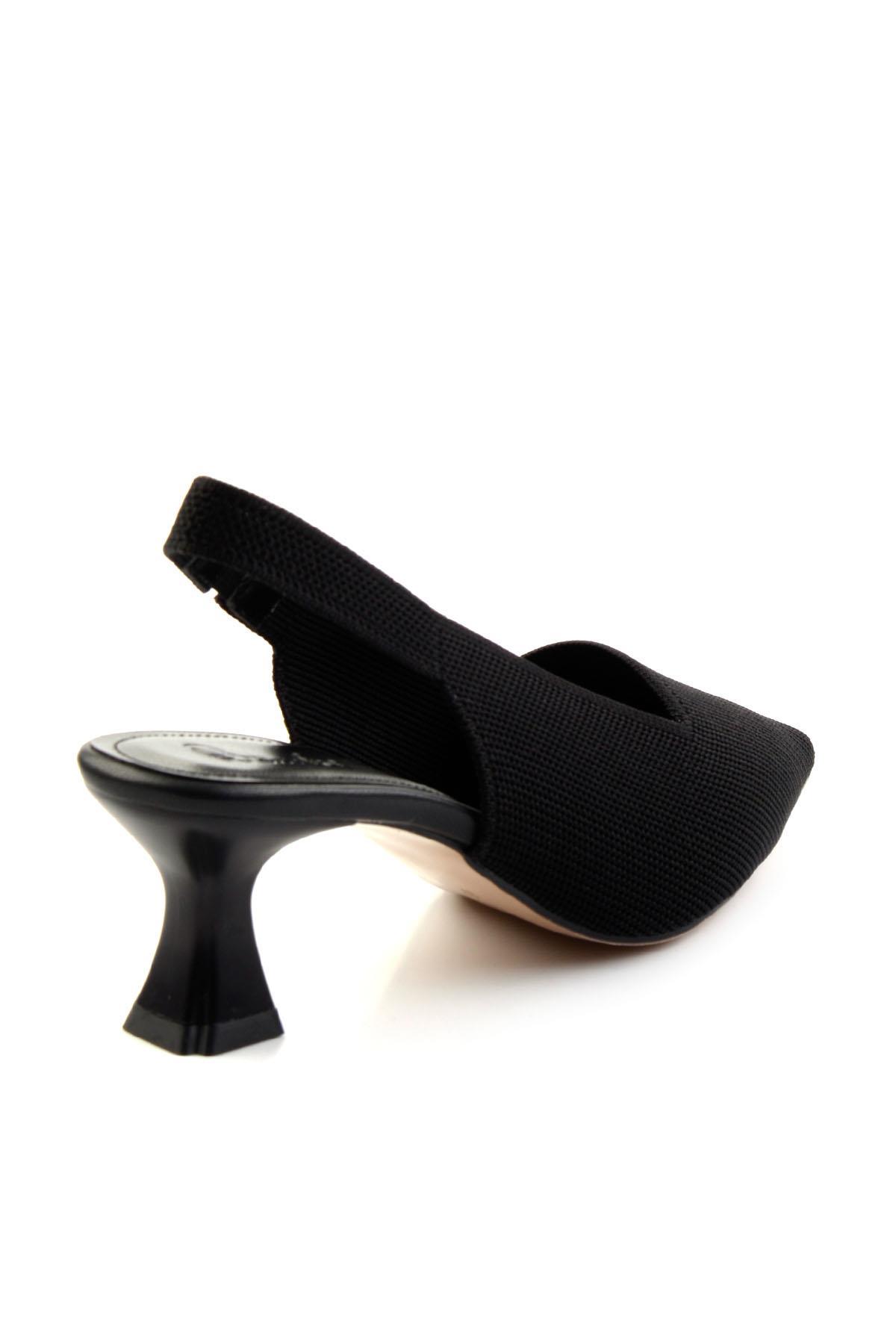 Siyah  Kadın Klasik Topuklu Ayakkabı K01213211082