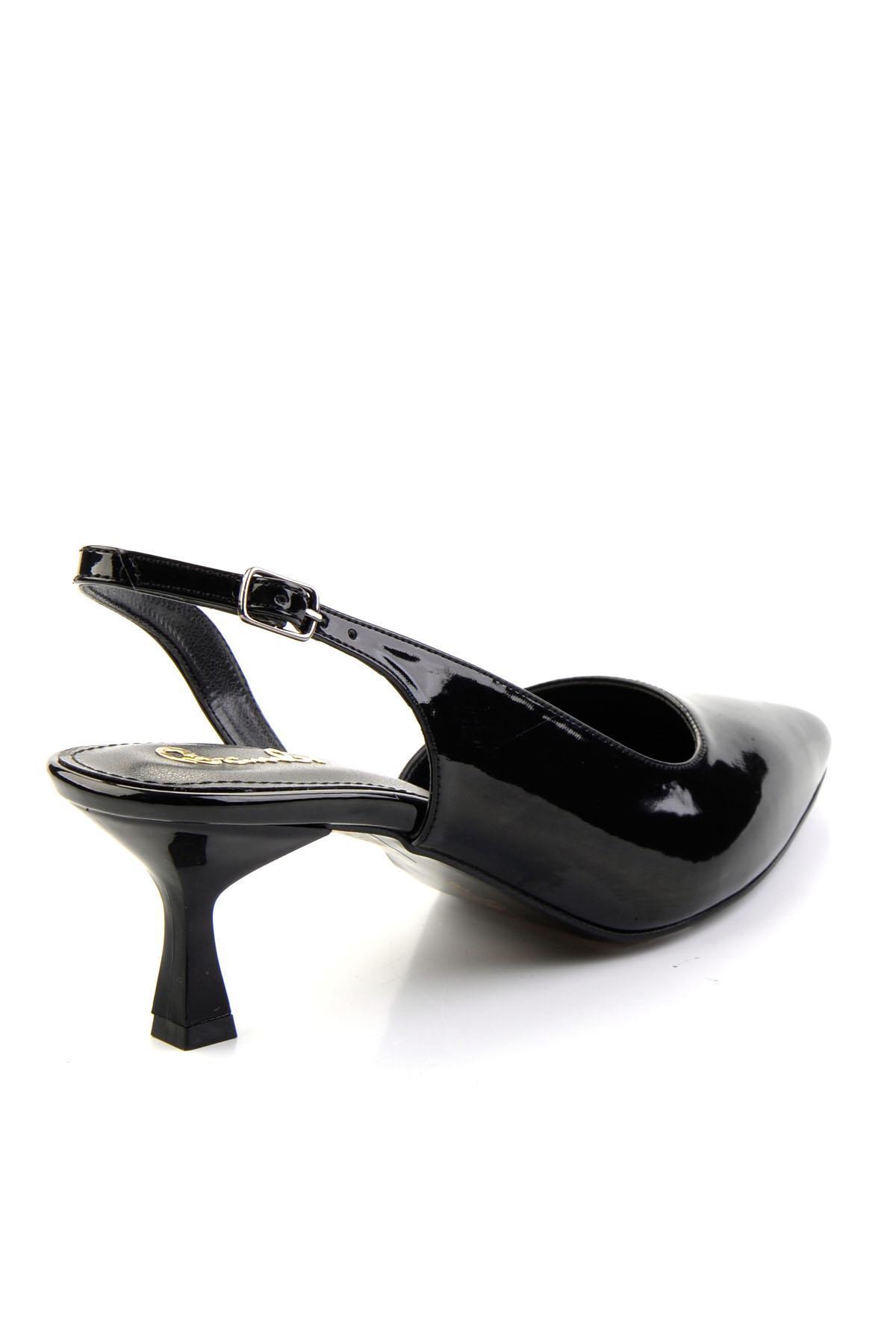 Siyah  Kadın Klasik Topuklu Ayakkabı K01209192508