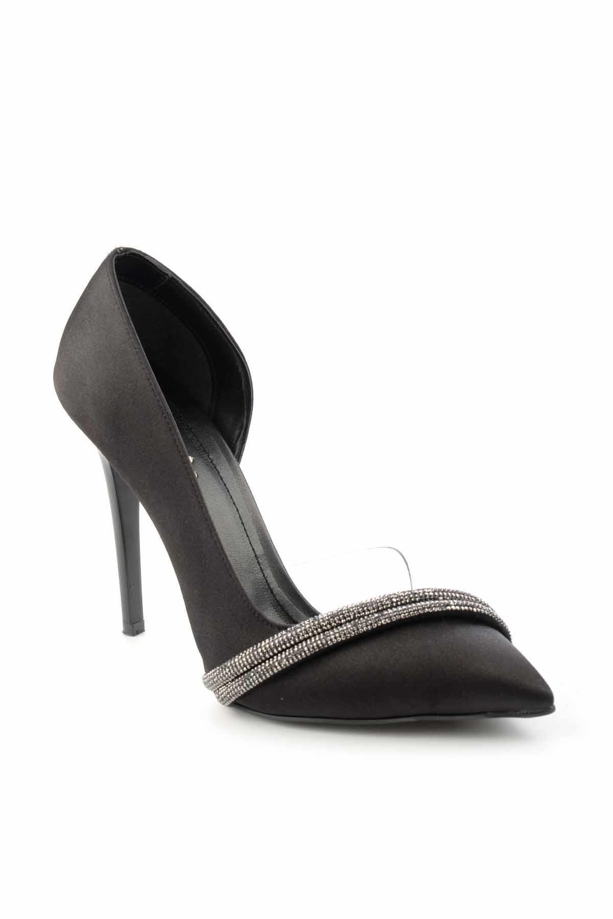 Siyah  Kadın Klasik Topuklu Ayakkabı K01596188138