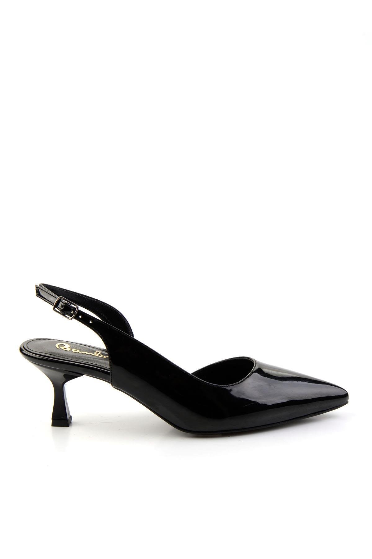 Siyah  Kadın Klasik Topuklu Ayakkabı K01209192508
