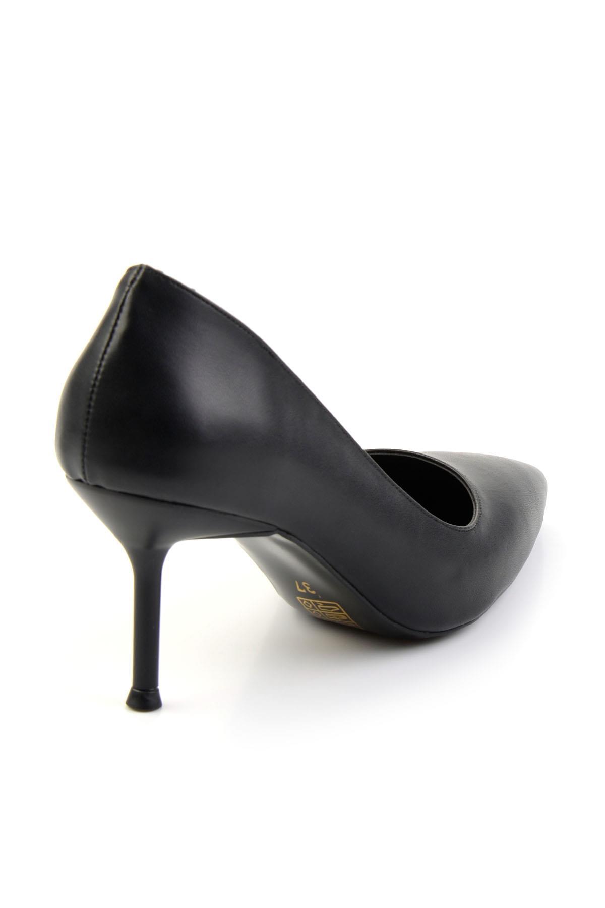 Siyah  Kadın Klasik Topuklu Ayakkabı K01209075209