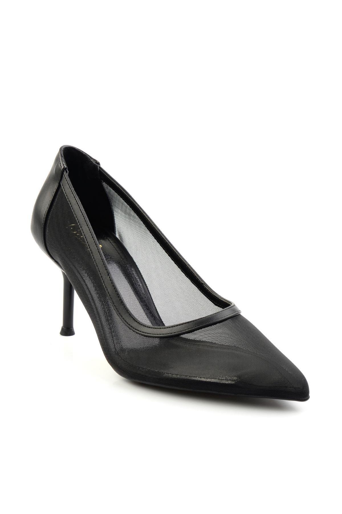 Siyah  Kadın Klasik Topuklu Ayakkabı K01209020022