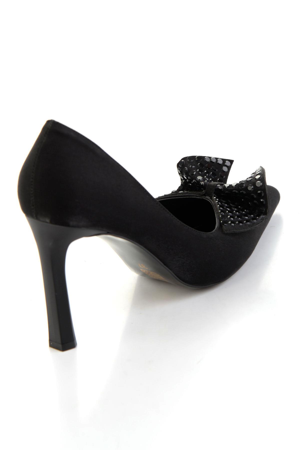 Siyah  Kadın Klasik Topuklu Ayakkabı K01565016438
