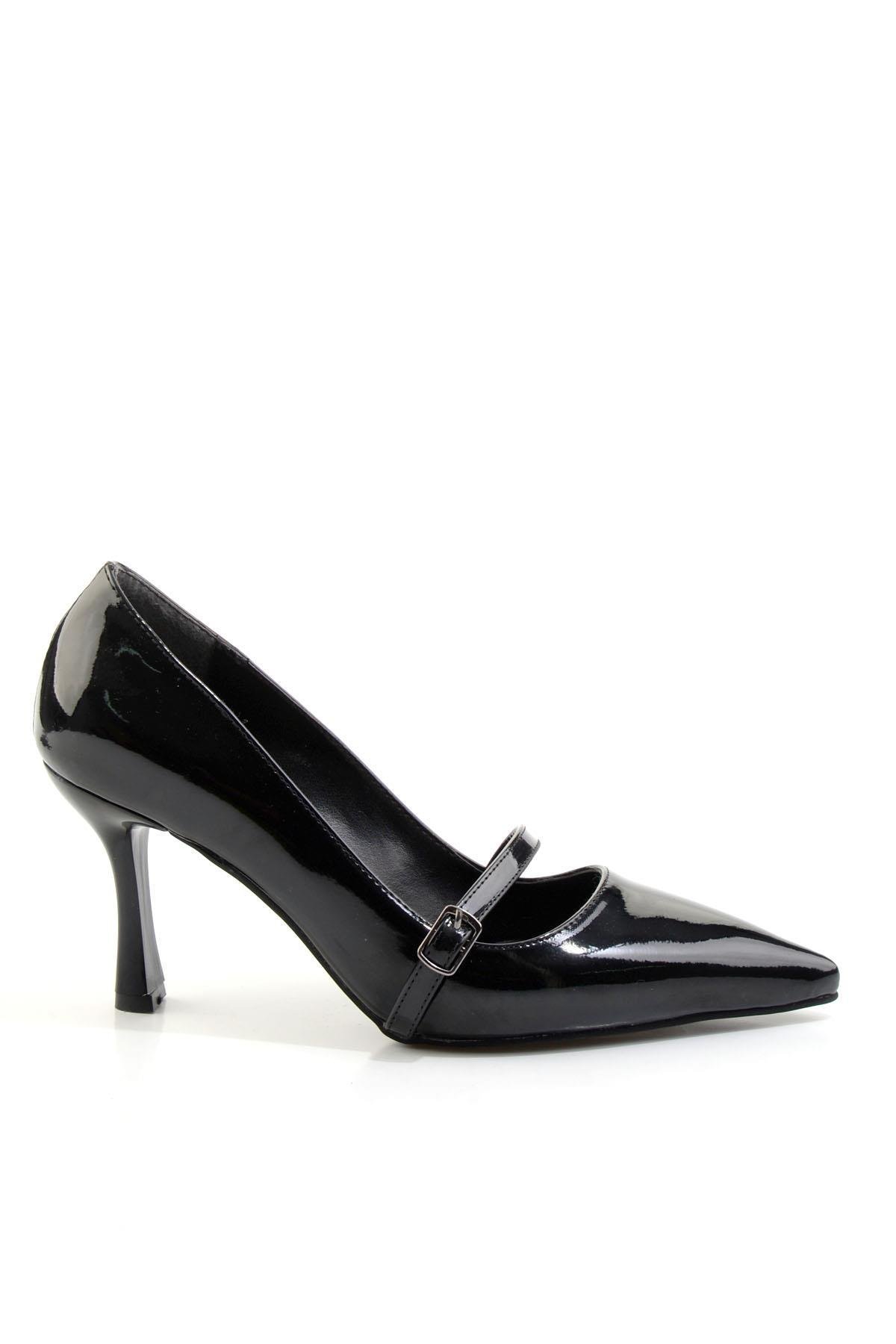 Siyah  Kadın Klasik Topuklu Ayakkabı K01823060598