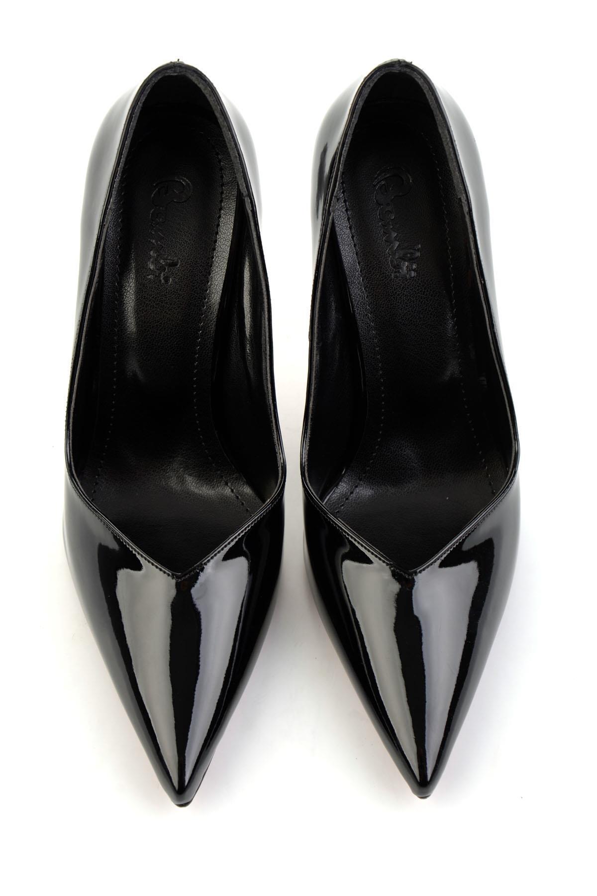 Siyah  Kadın Klasik Topuklu Ayakkabı K01614016798