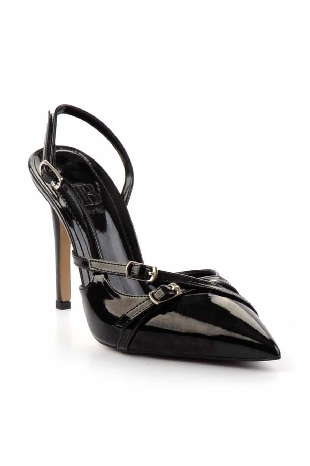 Siyah  Kadın Klasik Topuklu Ayakkabı K01667010108