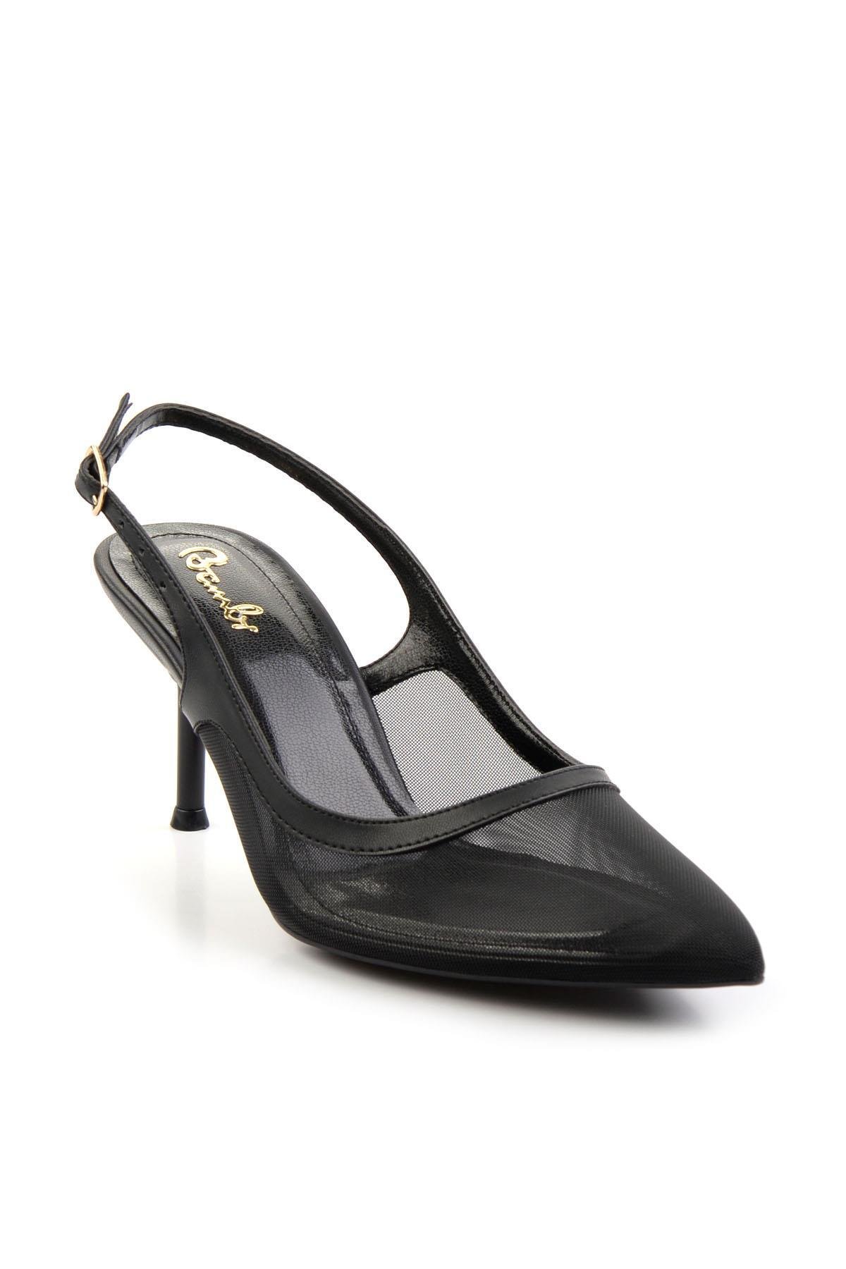 Siyah  Kadın Klasik Topuklu Ayakkabı K01209078022