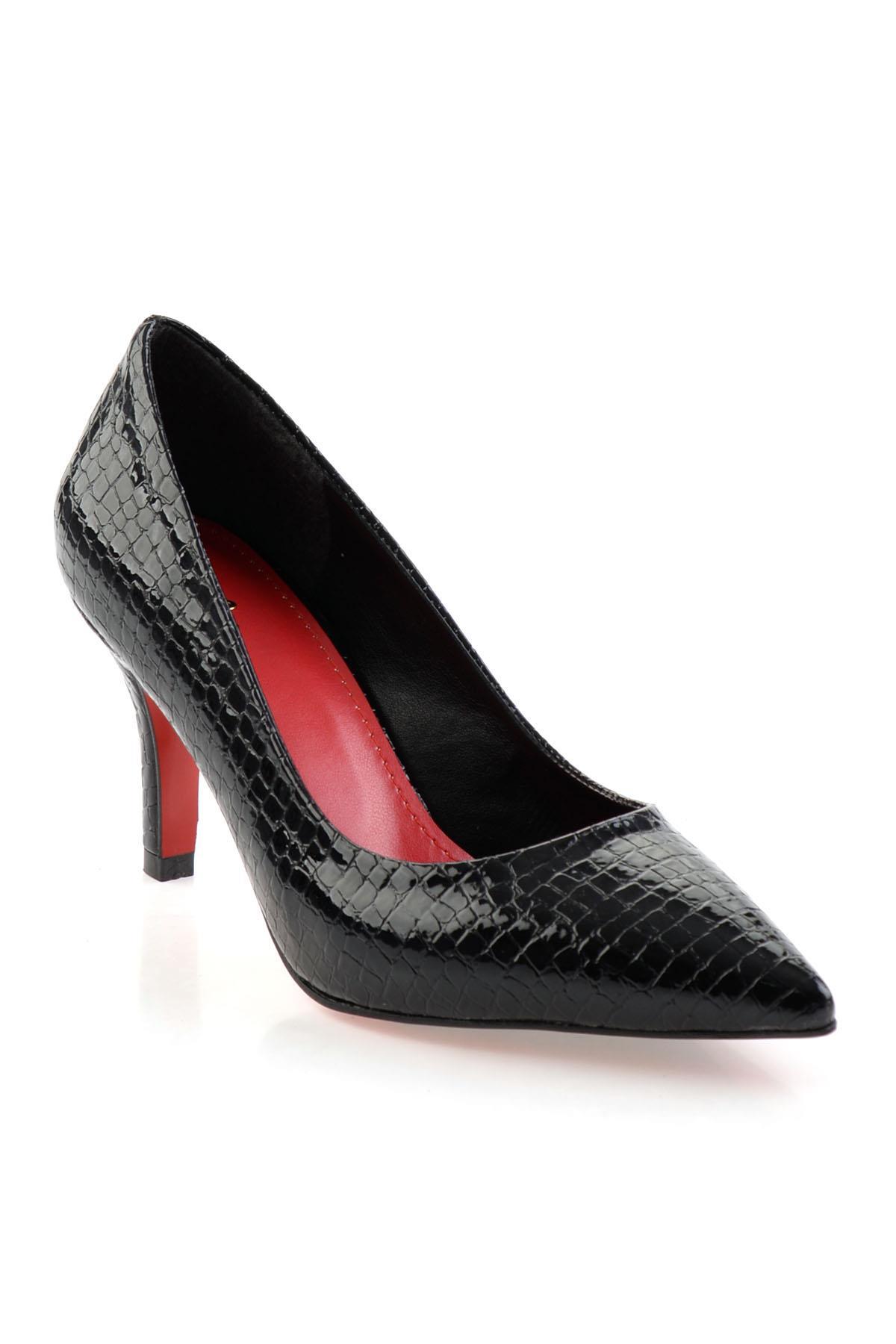 Siyah  Kadın Klasik Topuklu Ayakkabı K01231083511