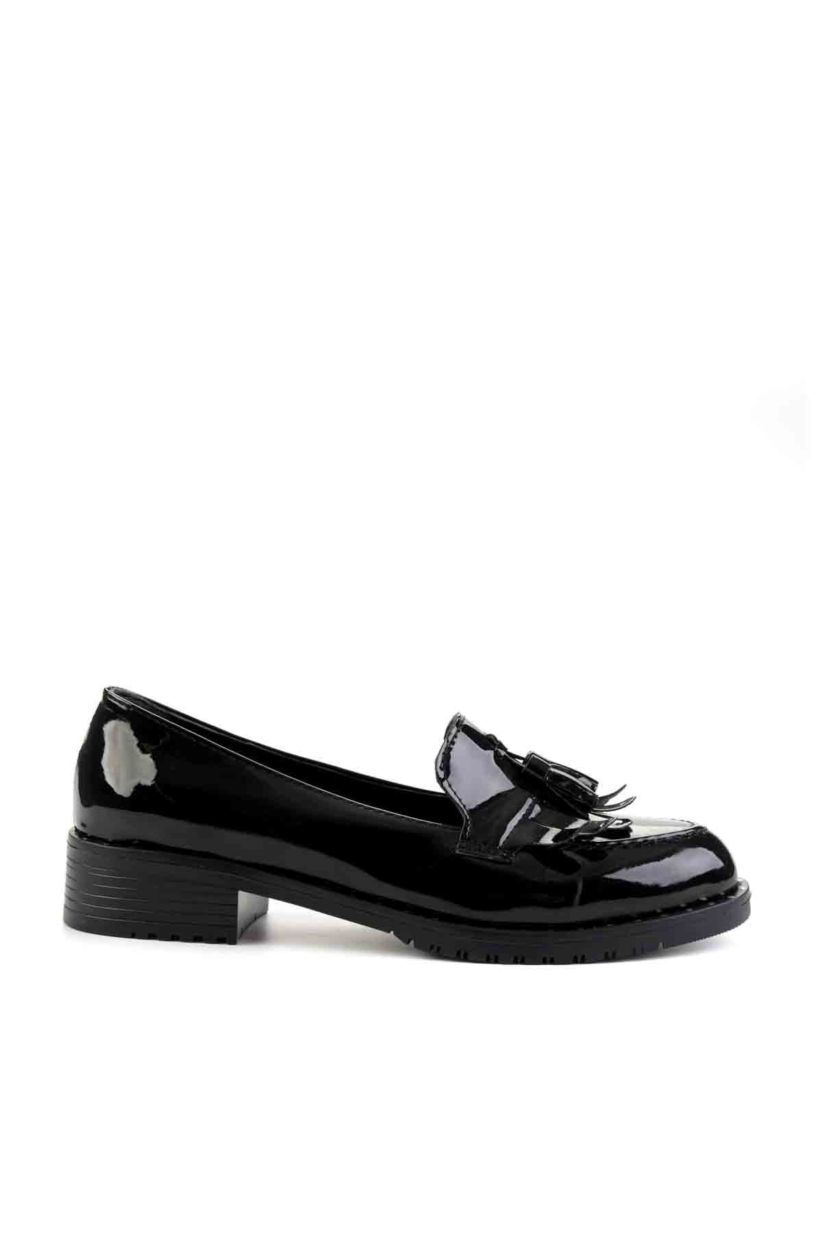 Siyah Kadın Loafer