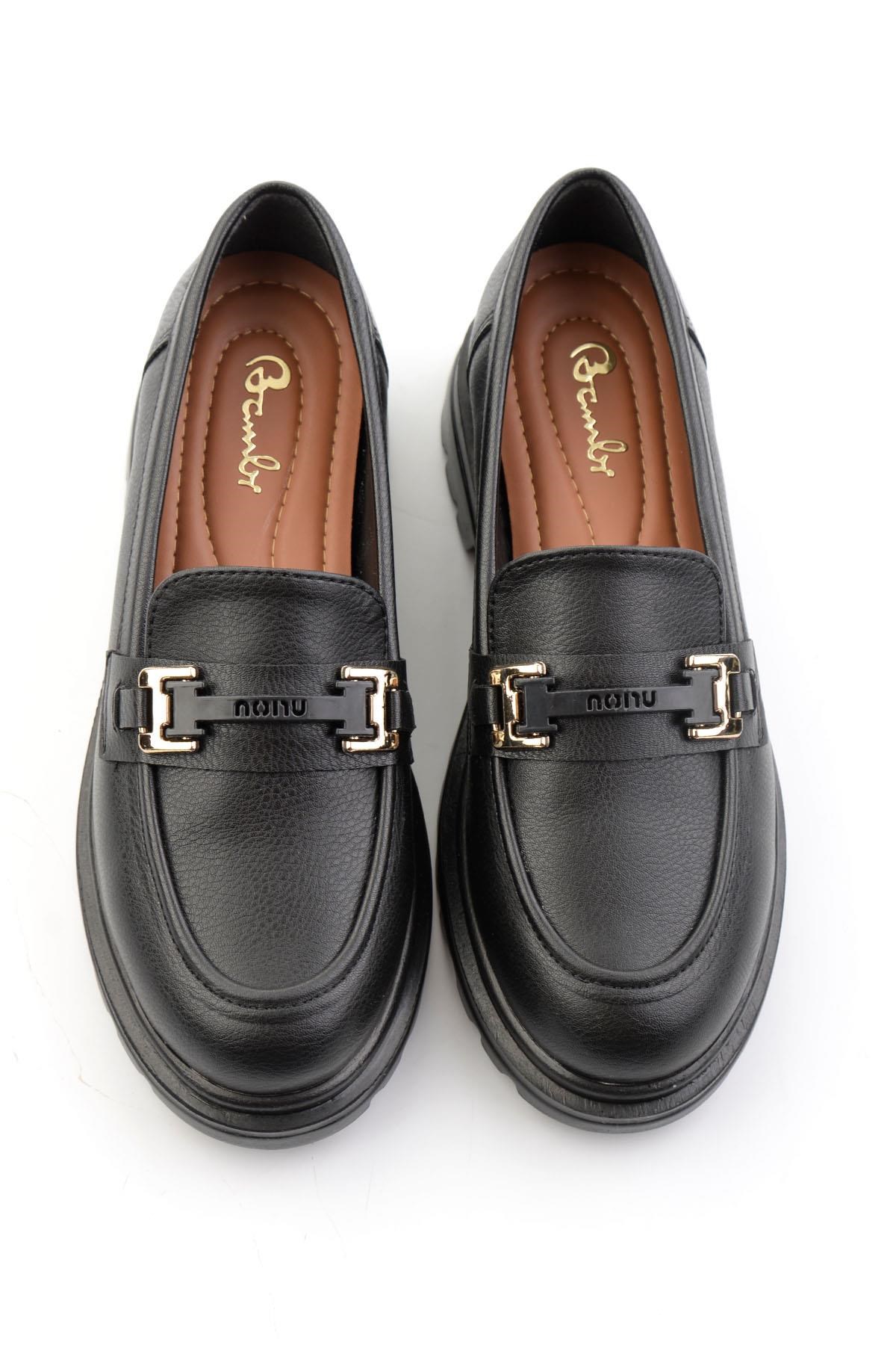 Siyah  Kadın Loafer Ayakkabı K01179828109